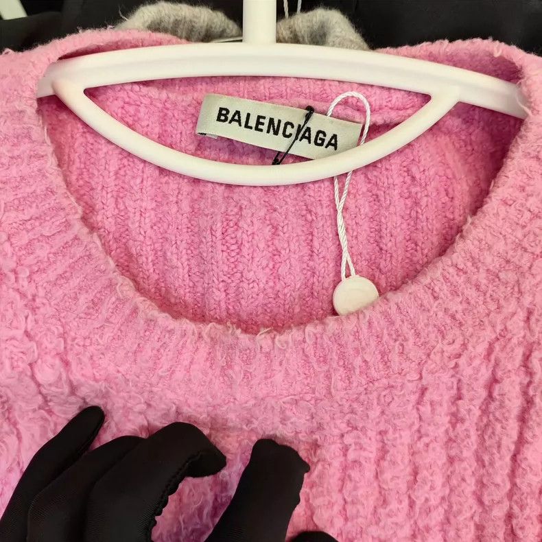 Balenciaga Balenciaga Knitted sweater pink Size XS / US 0-2 / IT 36-38 - 4 Thumbnail