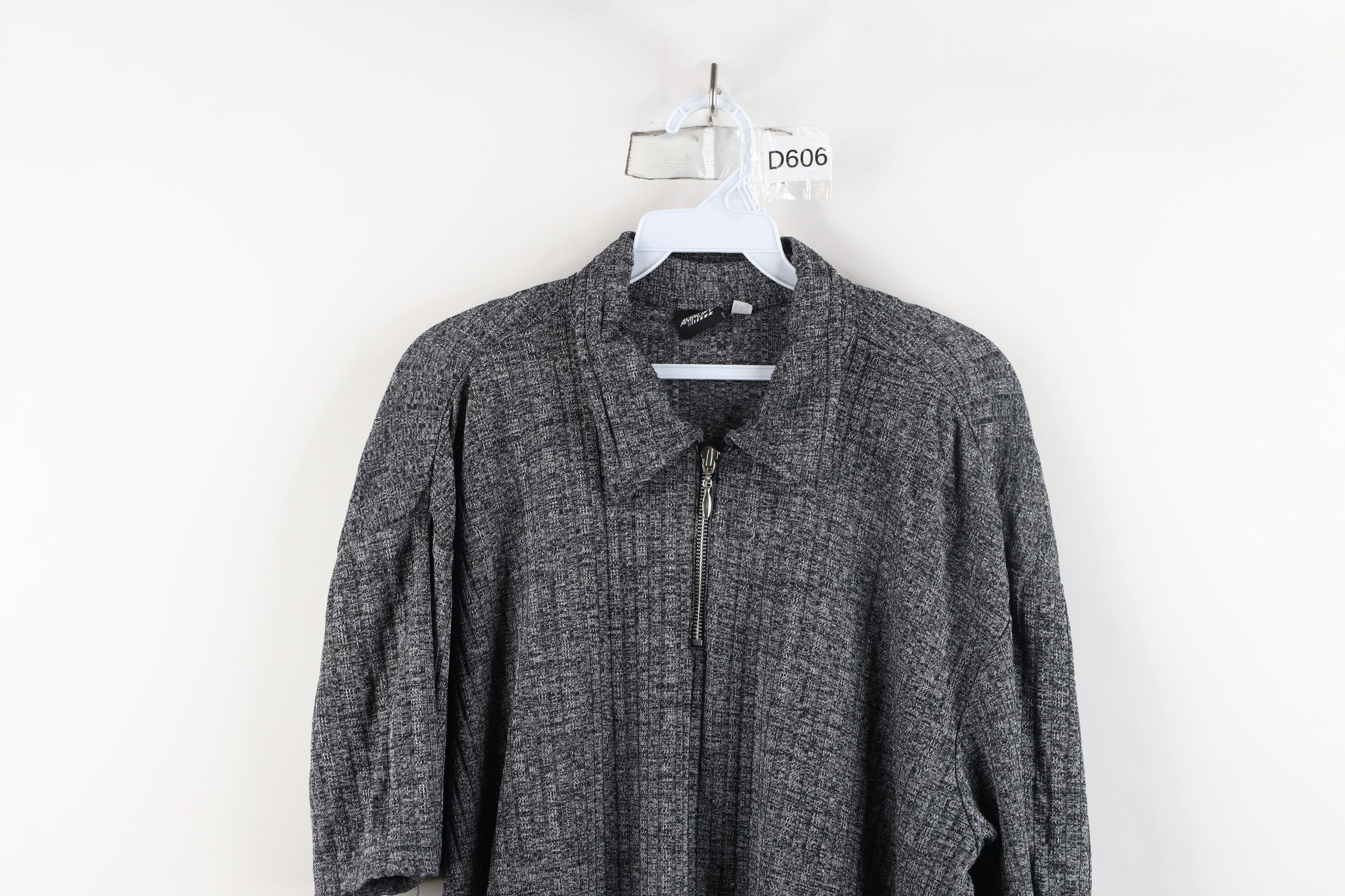 Vintage Vintage 90s Streetwear Knit Dance Rave Half Zip Polo USA Size US XL / EU 56 / 4 - 2 Thumbnail