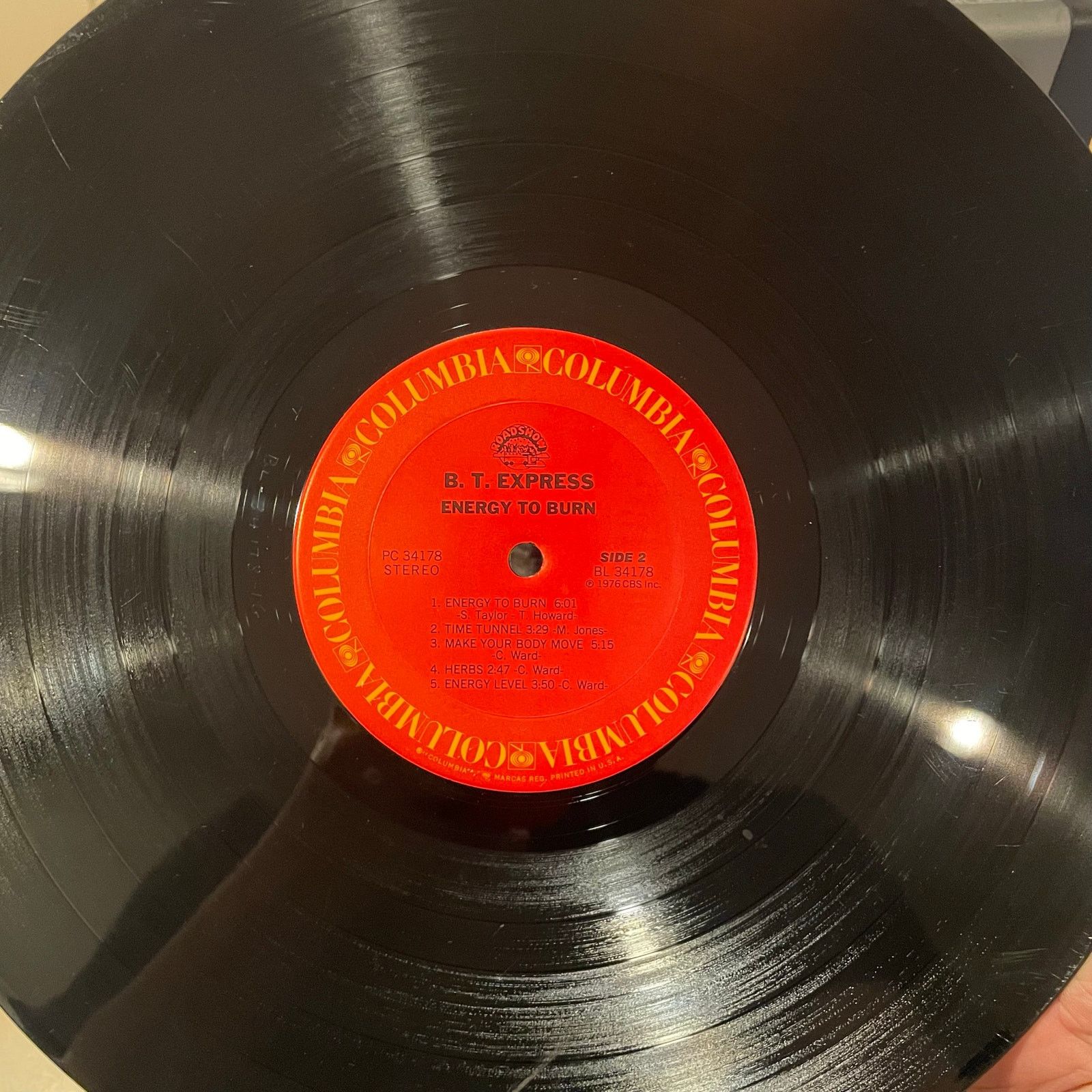 INTENTIONALLY BLANK B.T. Express - Energy To Burn LP funk soul disco boogie 70s Size ONE SIZE - 4 Thumbnail
