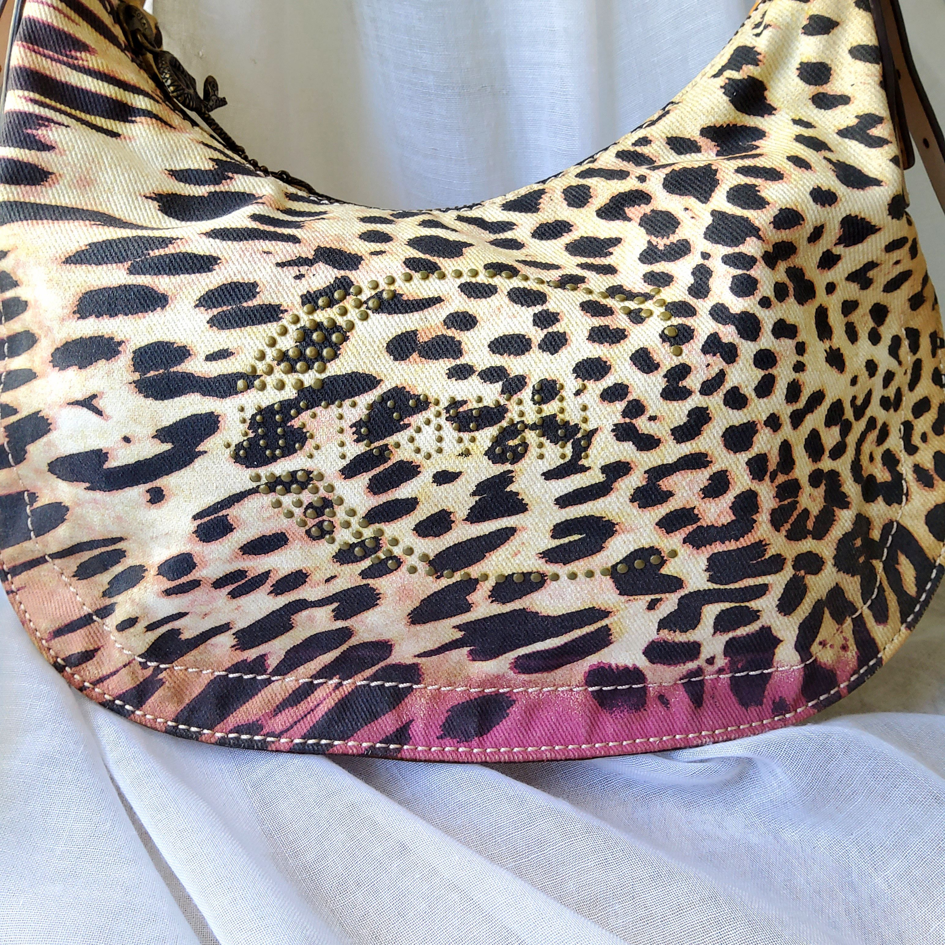 Roberto Cavalli Roberto Cavalli vintage y2k studded leopard shoulder handbag Size ONE SIZE - 9 Thumbnail