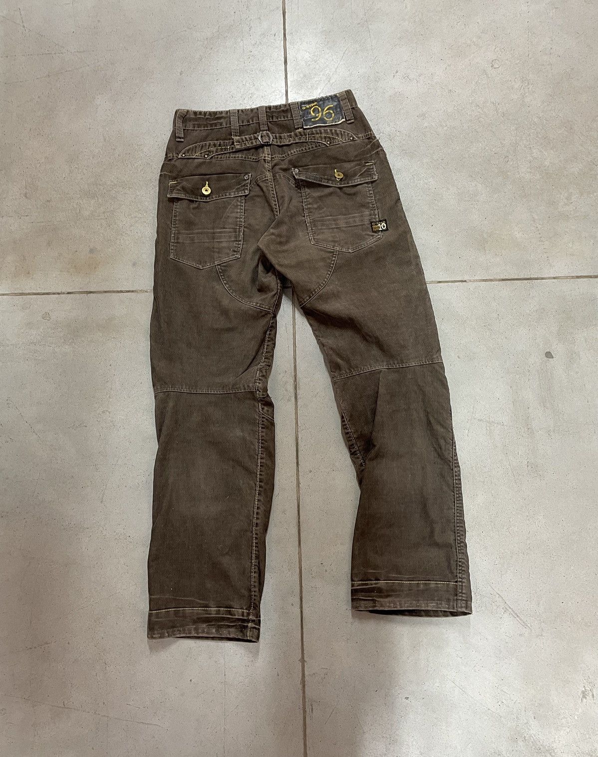 Vintage G Star Corduroy Biker Knee Pants Jeans US33 x L34