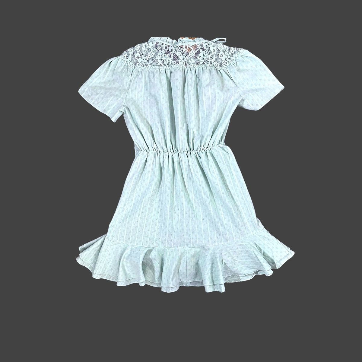 Other Main Strip Women’s Mint Green Lace Top Mini Dress Sz M Size M / US 6-8 / IT 42-44 - 13 Thumbnail