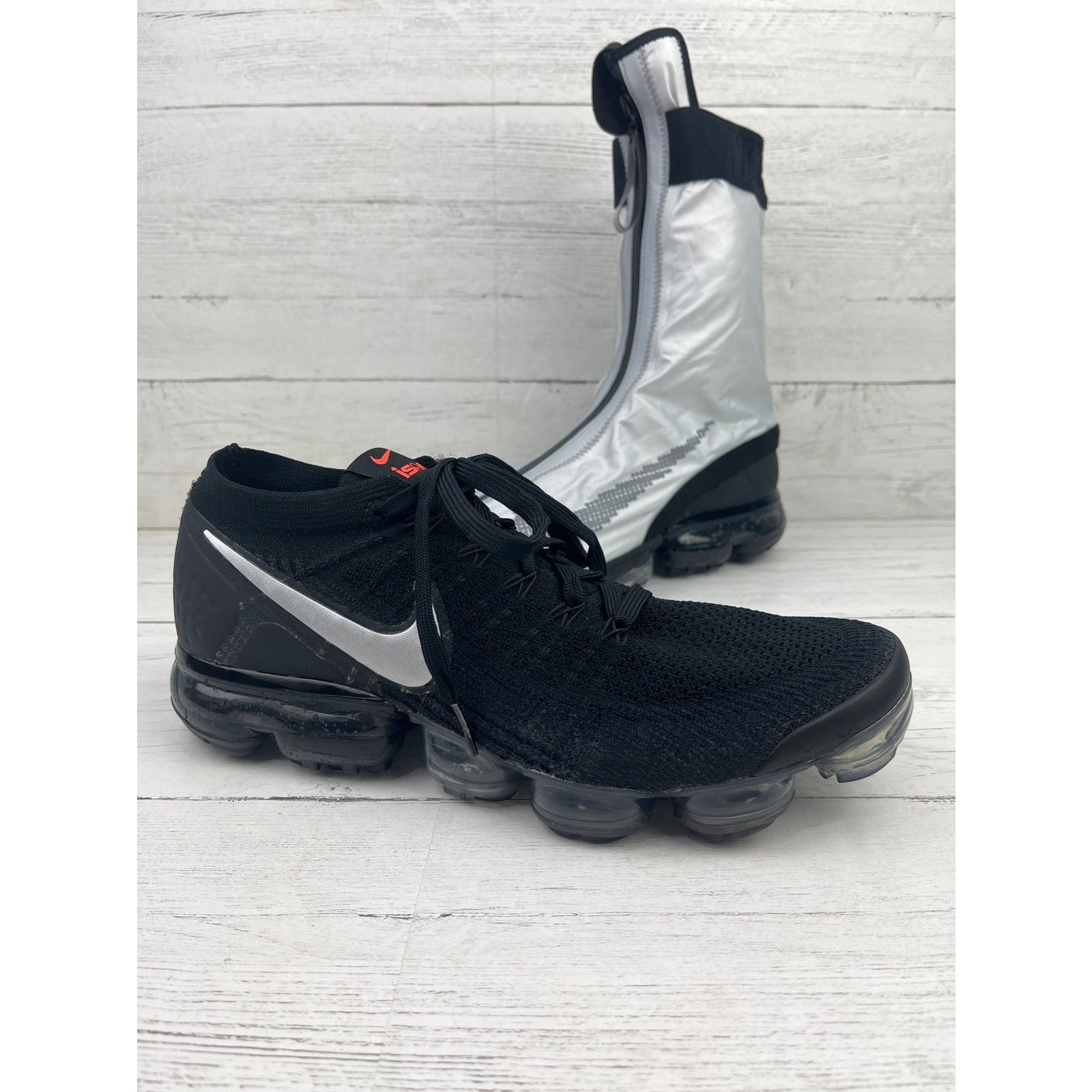 Nike Nike Air VaporMax Flyknit Gator ISPA Metallic Silver 10.5 Size US 10.5 / EU 43-44 - 9 Thumbnail