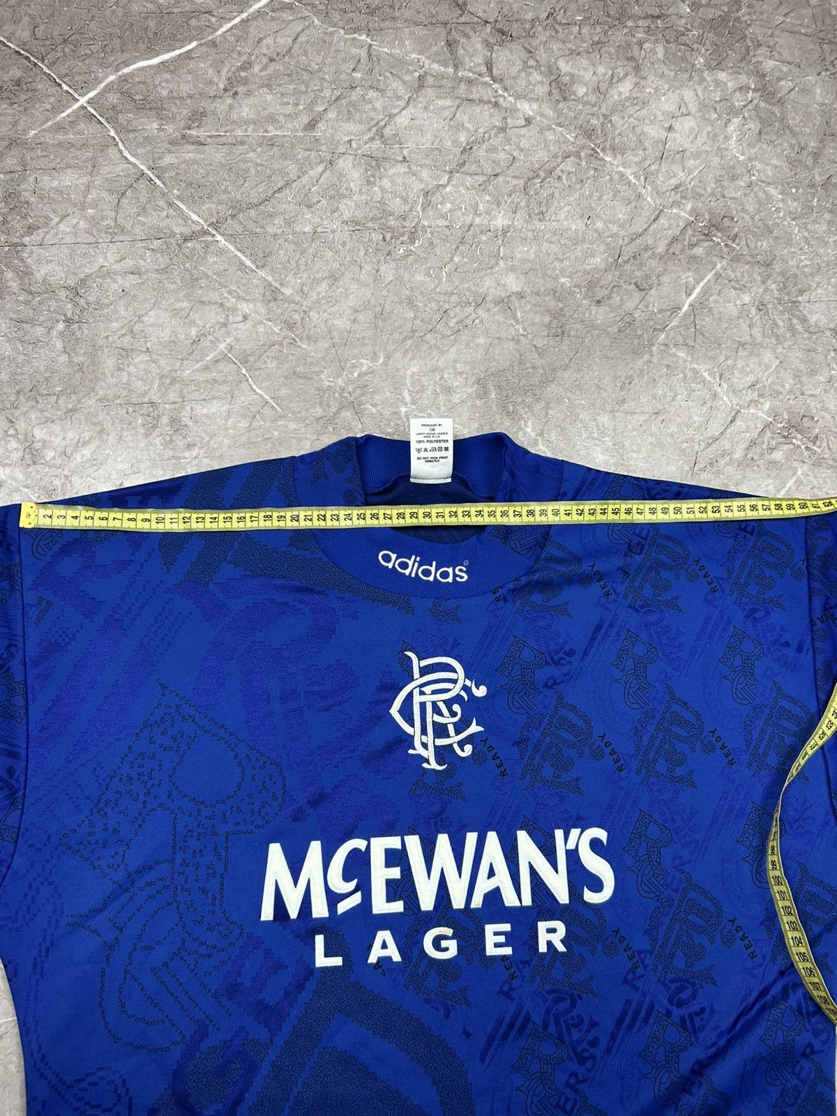 Adidas Vintage Adidas Rangers 1994-96 Home Jersey Size Xl Size US XL / EU 56 / 4 - 10 Thumbnail