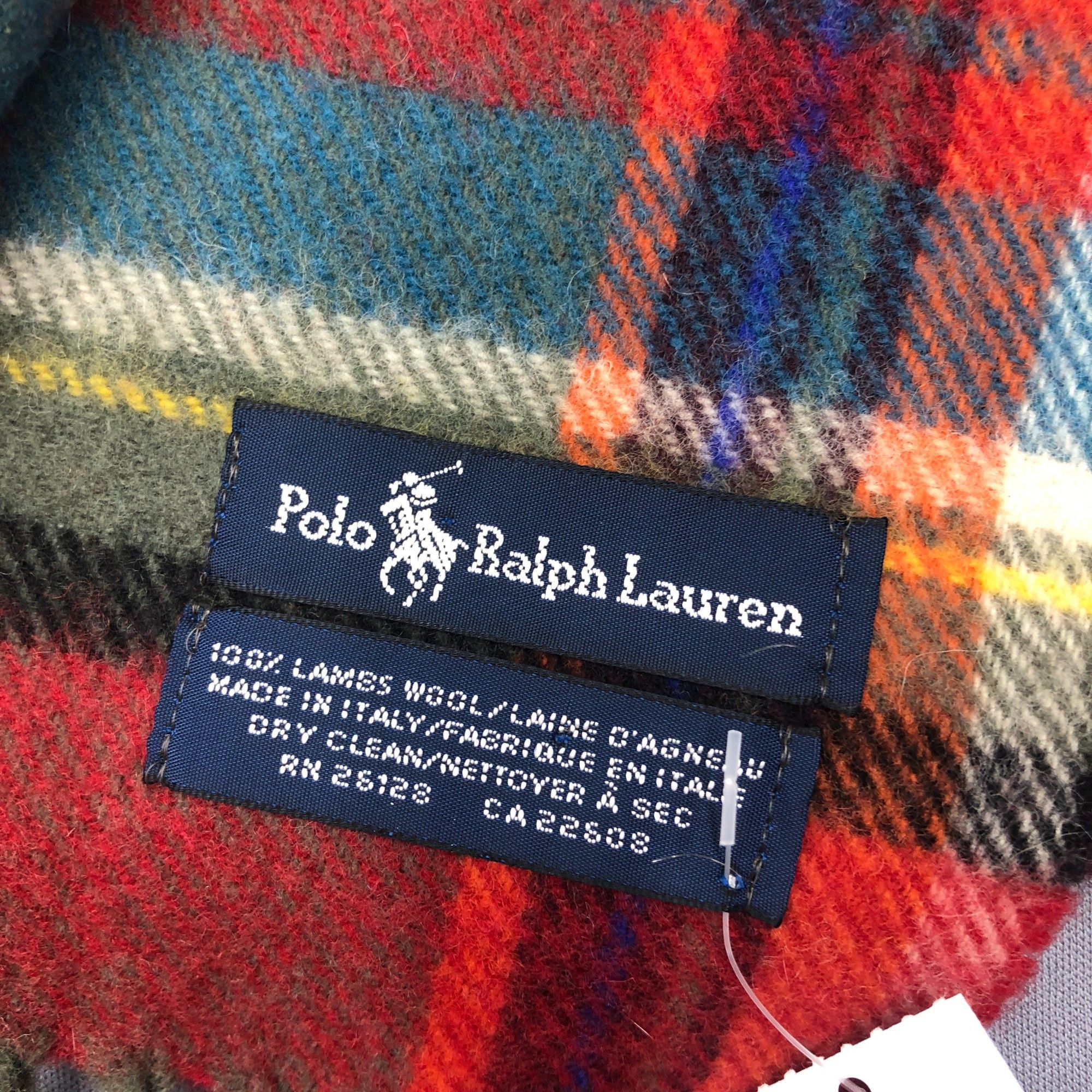 Polo Ralph Lauren Vintage Polo Ralph Lauren Scarf Muffler Wool Plaid Scarves Size ONE SIZE - 5 Thumbnail