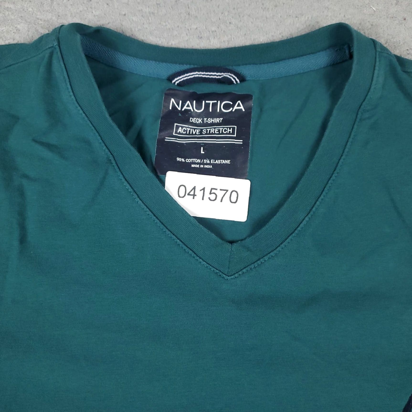 Nautica Nautica T-Shirt Mens Large Teal Casual Short Sleeve Crew Neck Blue Sports Classic Size US L / EU 52-54 / 3 - 3 Thumbnail