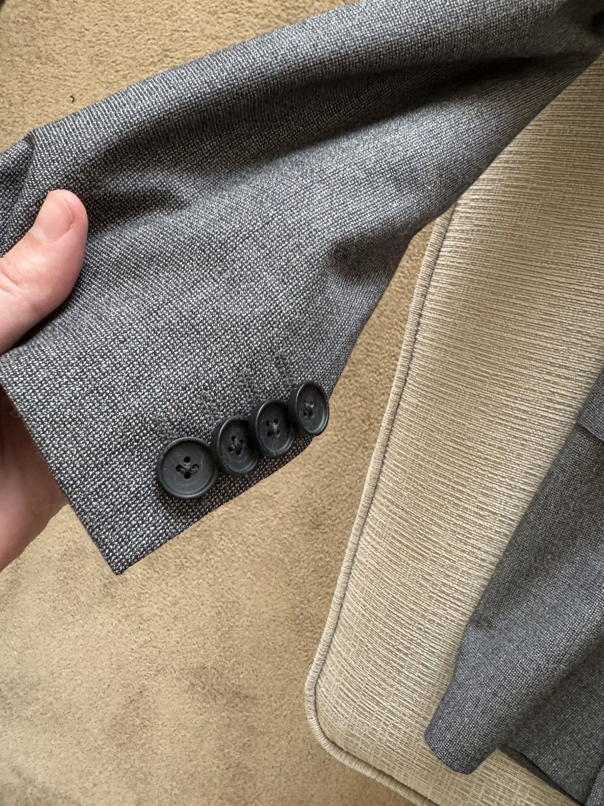 Hugo Boss Hugo Boss Novan4 Ben2 2 Button Wool Vintage Suit Size 36R - 7 Thumbnail