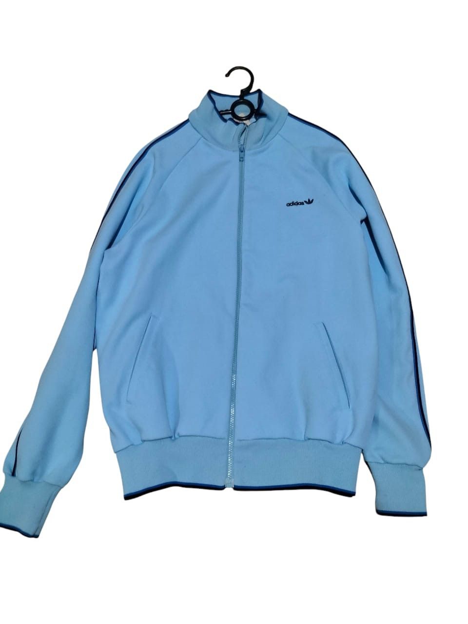 Adidas Vintage Adidas Blue Tag Track Jacket Made in Germany Size US M / EU 48-50 / 2 - 1 Thumbnail