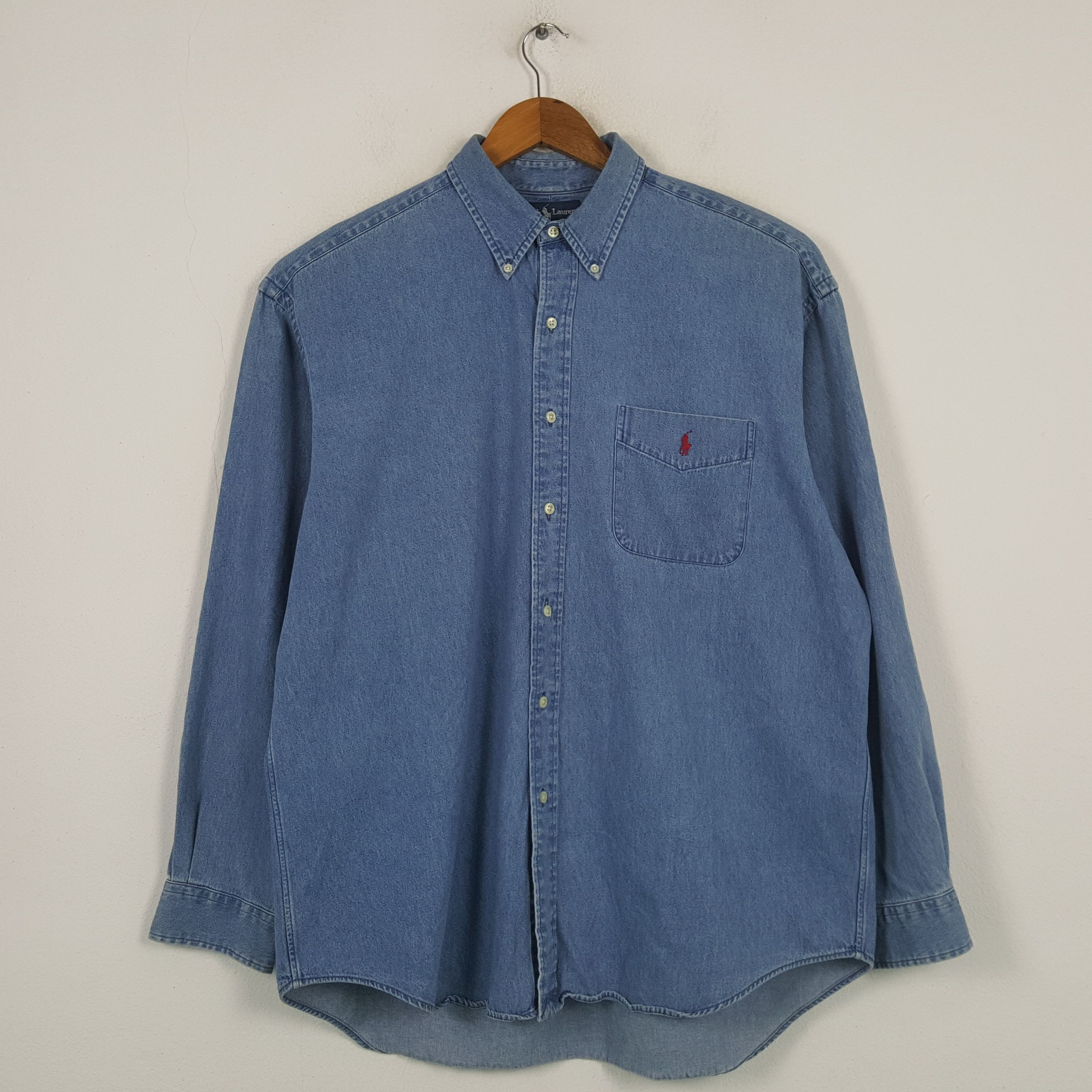 Polo Ralph Lauren Vintage Polo by Ralph Lauren Fashion Brand Denim Polos 31 Size US XXL / EU 58 / 5 - 1 Thumbnail