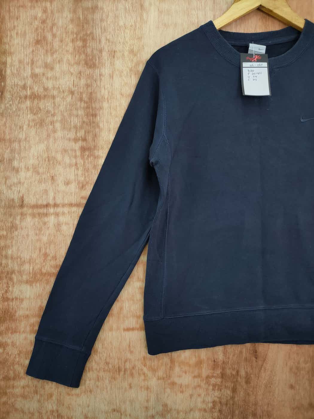 Vintage DLL nike plain embroidery logo sweatshirt #46-067 Size US M / EU 48-50 / 2 - 2 Thumbnail