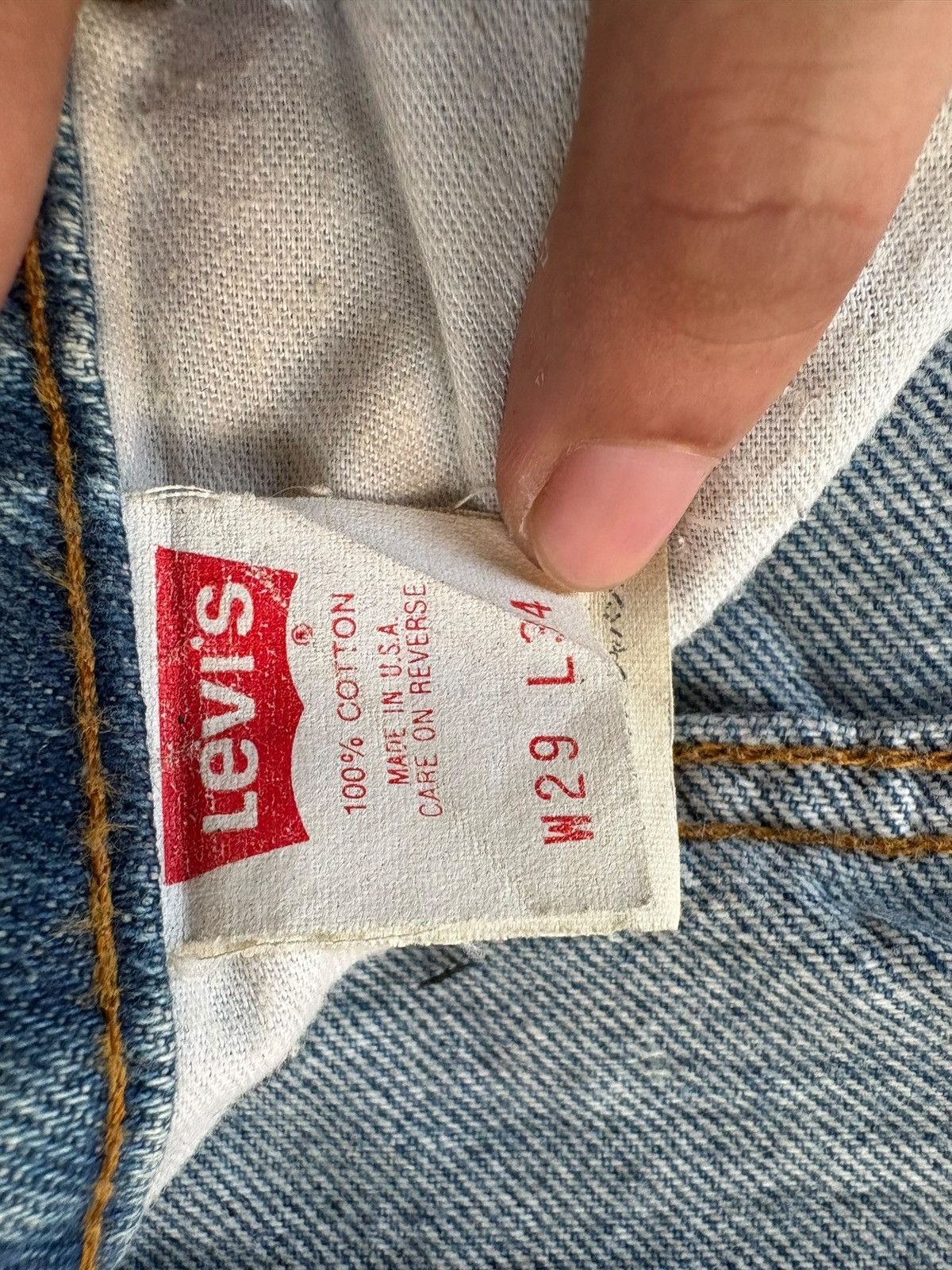 Levi's Vintage 90s Levis 517 Rusty Wash Distress Flare Jeans Size US 29 - 5 Thumbnail