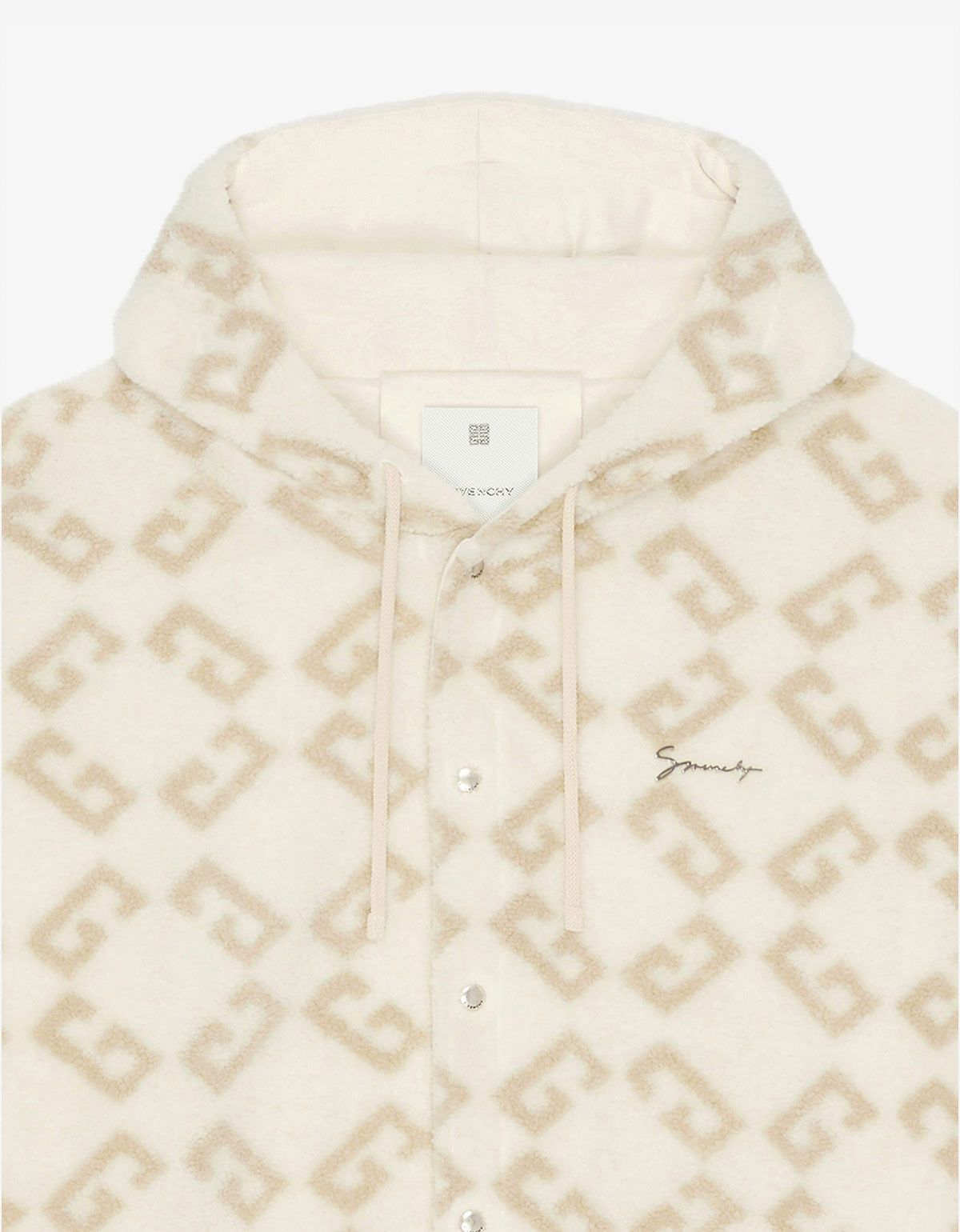 Givenchy Givenchy Natural Monogram 72 Jacquard Hoodie Size US M / EU 48-50 / 2 - 4 Thumbnail