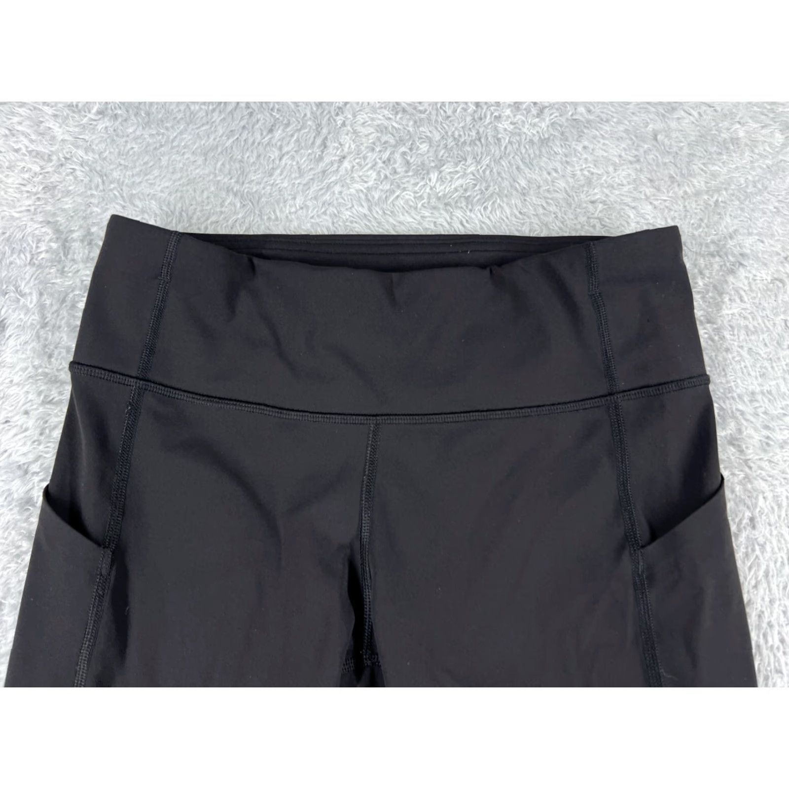 Lululemon Lululemon Pants Womens 4 Black Pace Rival Crop Full On Luxtreme 22" W6AV0S Size 27" / US 4 / IT 40 - 4 Thumbnail