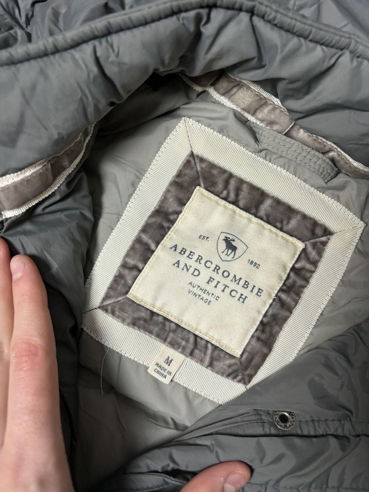 Abercrombie & Fitch × Vintage Abercrombie fitch vintage faux fur winter down vest Size M / US 6-8 / IT 42-44 - 13 Thumbnail