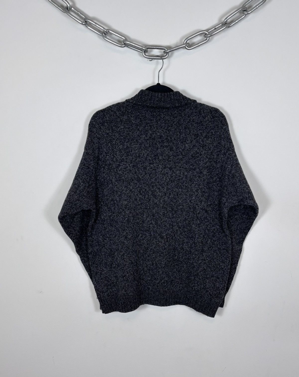 Moschino Vintage 1990s Moschino Women’s Grey Wool Full Zip Sweater Size M / US 6-8 / IT 42-44 - 13 Thumbnail