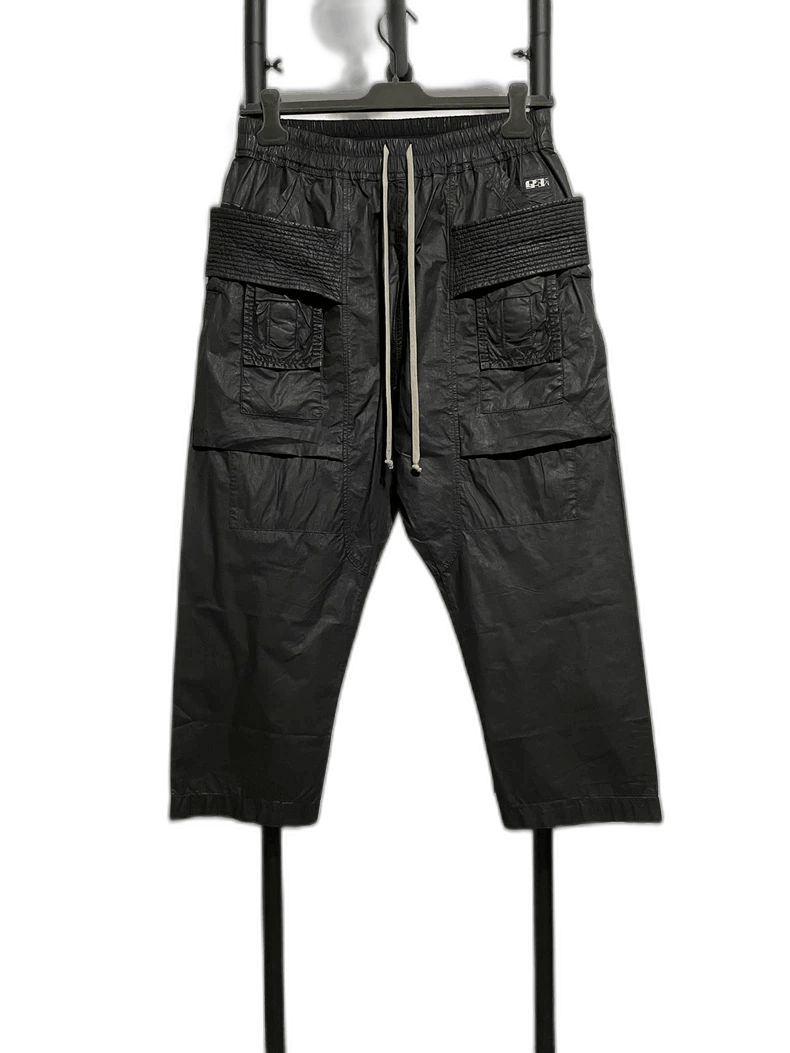 Rick Owens rick owens waxed double ring pants-2508 Size US 26 / EU 42 - 1 Thumbnail