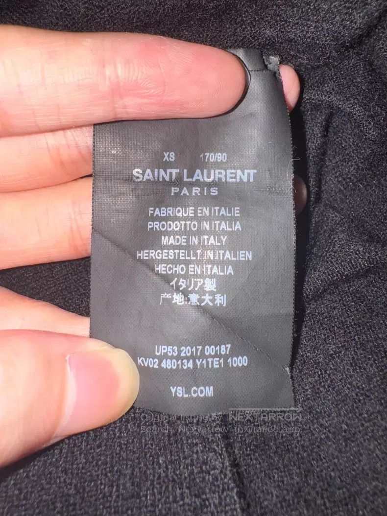 Saint Laurent Paris Saint Laurent Paris Darth Vader Brand Cashmere High Neck S Size US XS / EU 42 / 0 - 9 Thumbnail