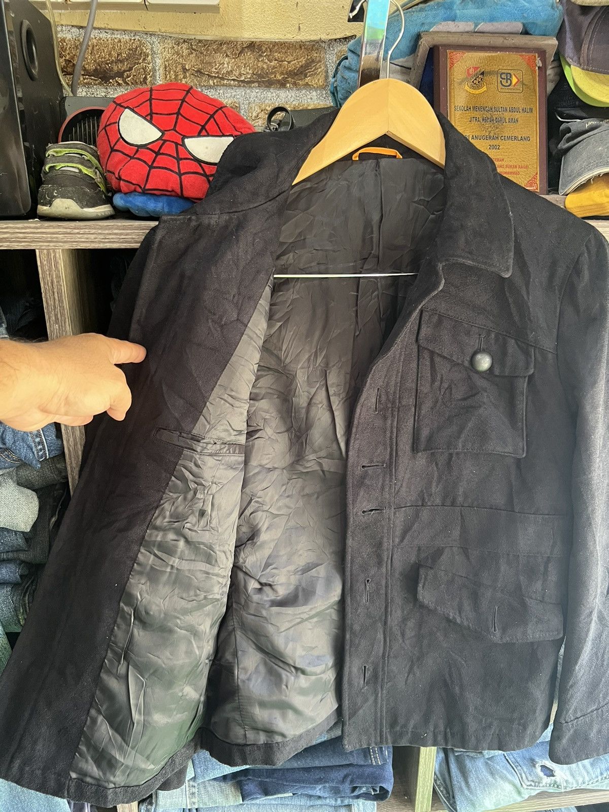 Takeo Kikuchi 🔥Vintage Takeo Kikuchi Suede Button Jacket Size US S / EU 44-46 / 1 - 11 Thumbnail