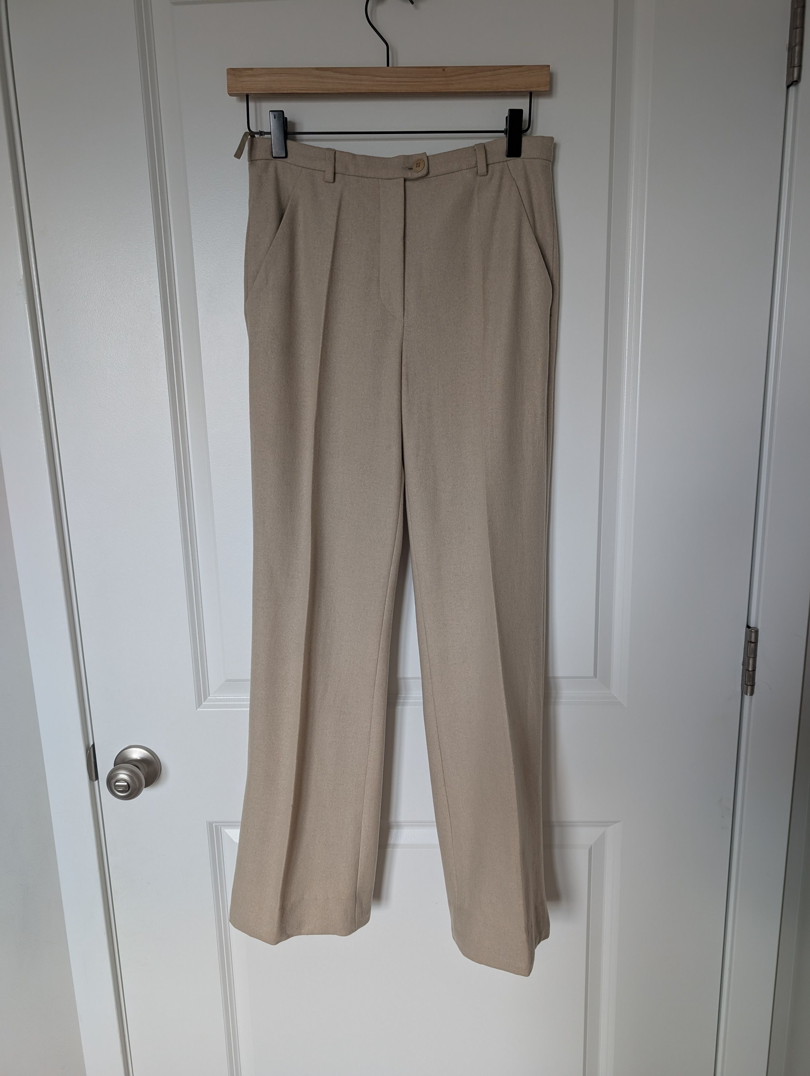 Miu Miu RARE Archival MIU MIU Vintage 90s Tailored Wool Trousers. Size 27" / US 4 / IT 40 - 3 Thumbnail