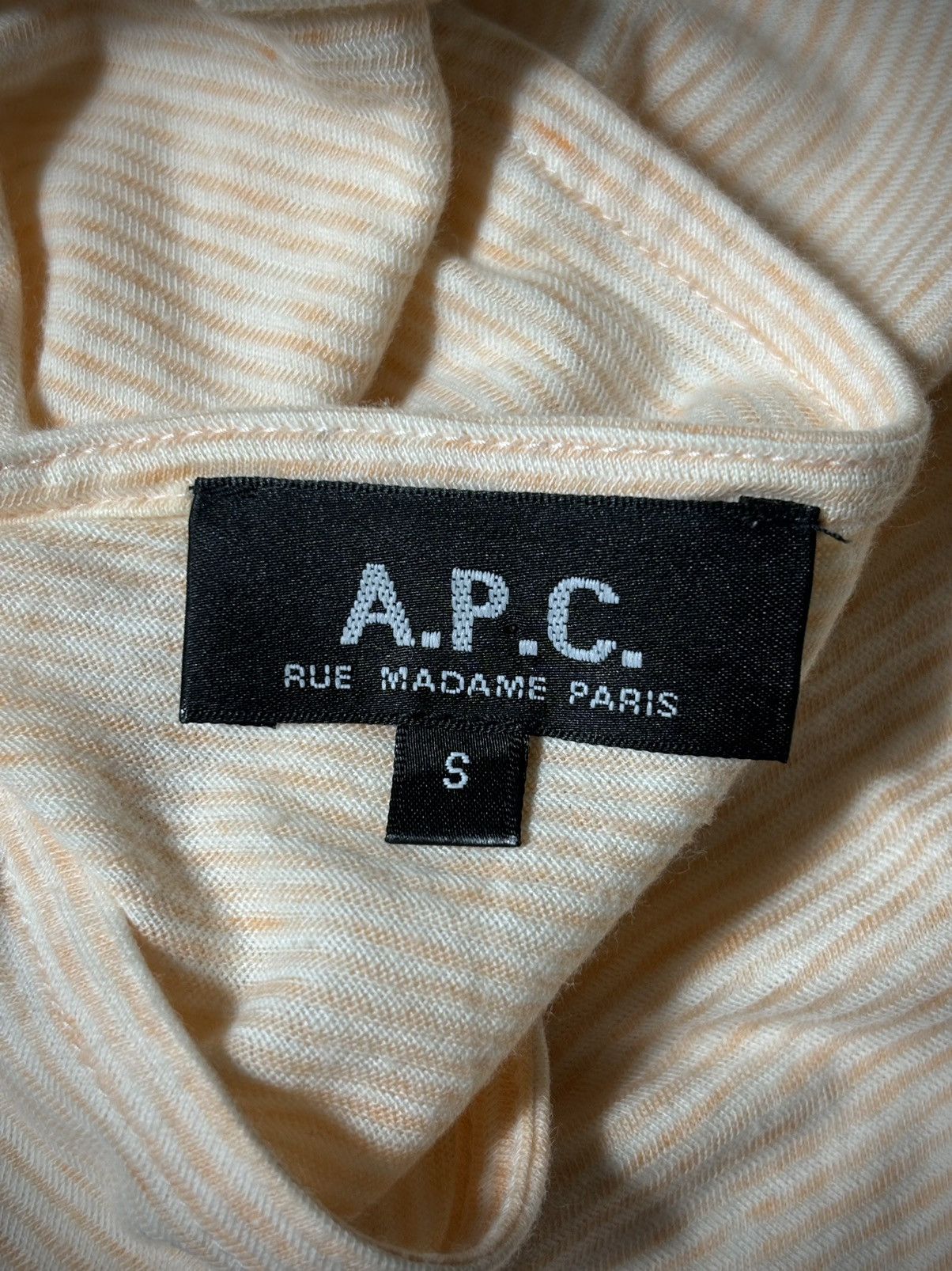A.P.C. A.P.C Long Sleeve Stripe T-Shirt Size S / US 4 / IT 40 - 4 Thumbnail