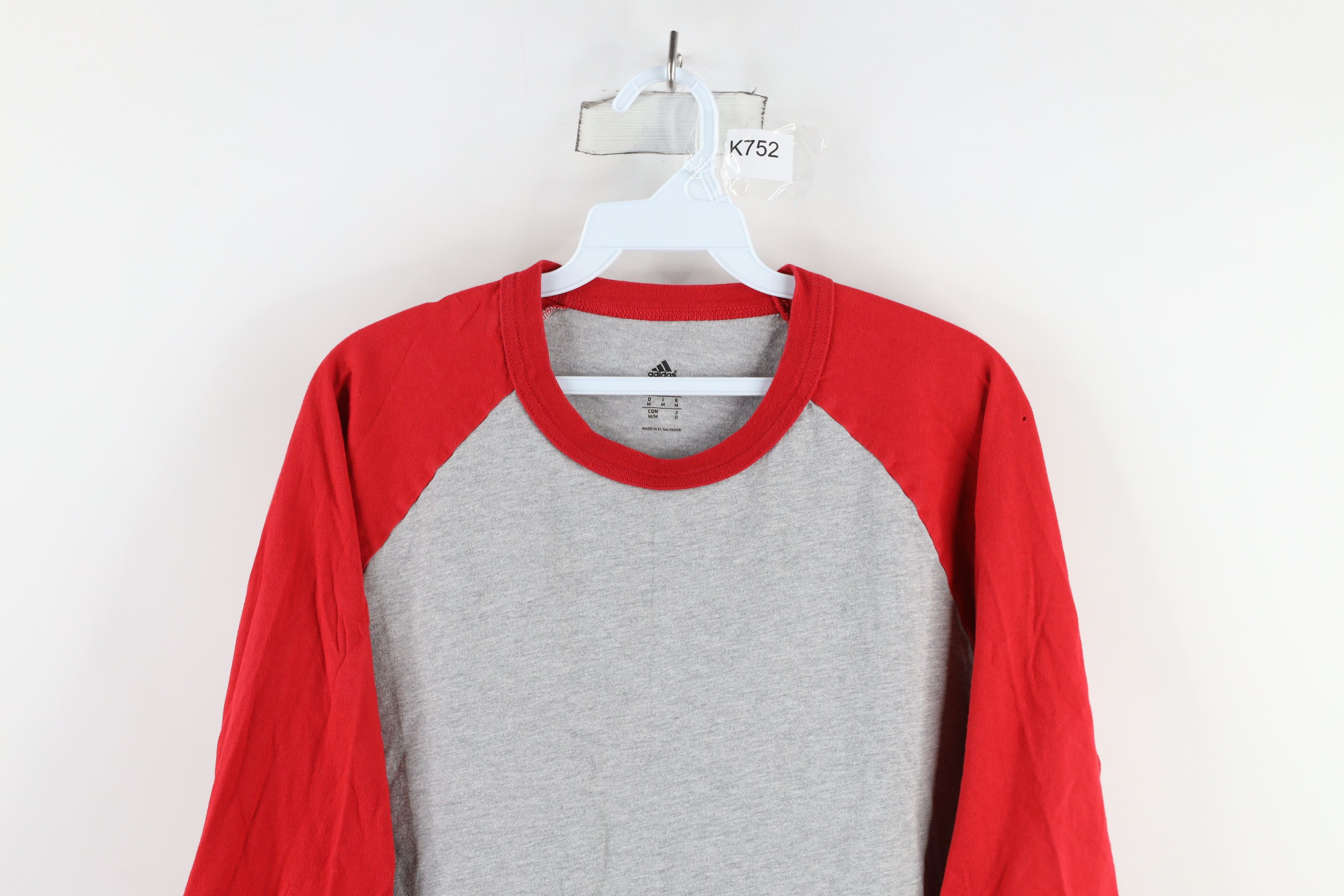 Adidas × Vintage Vintage Y2K Adidas 3/4 Sleeve Baseball Raglan T-Shirt Size US M / EU 48-50 / 2 - 2 Thumbnail