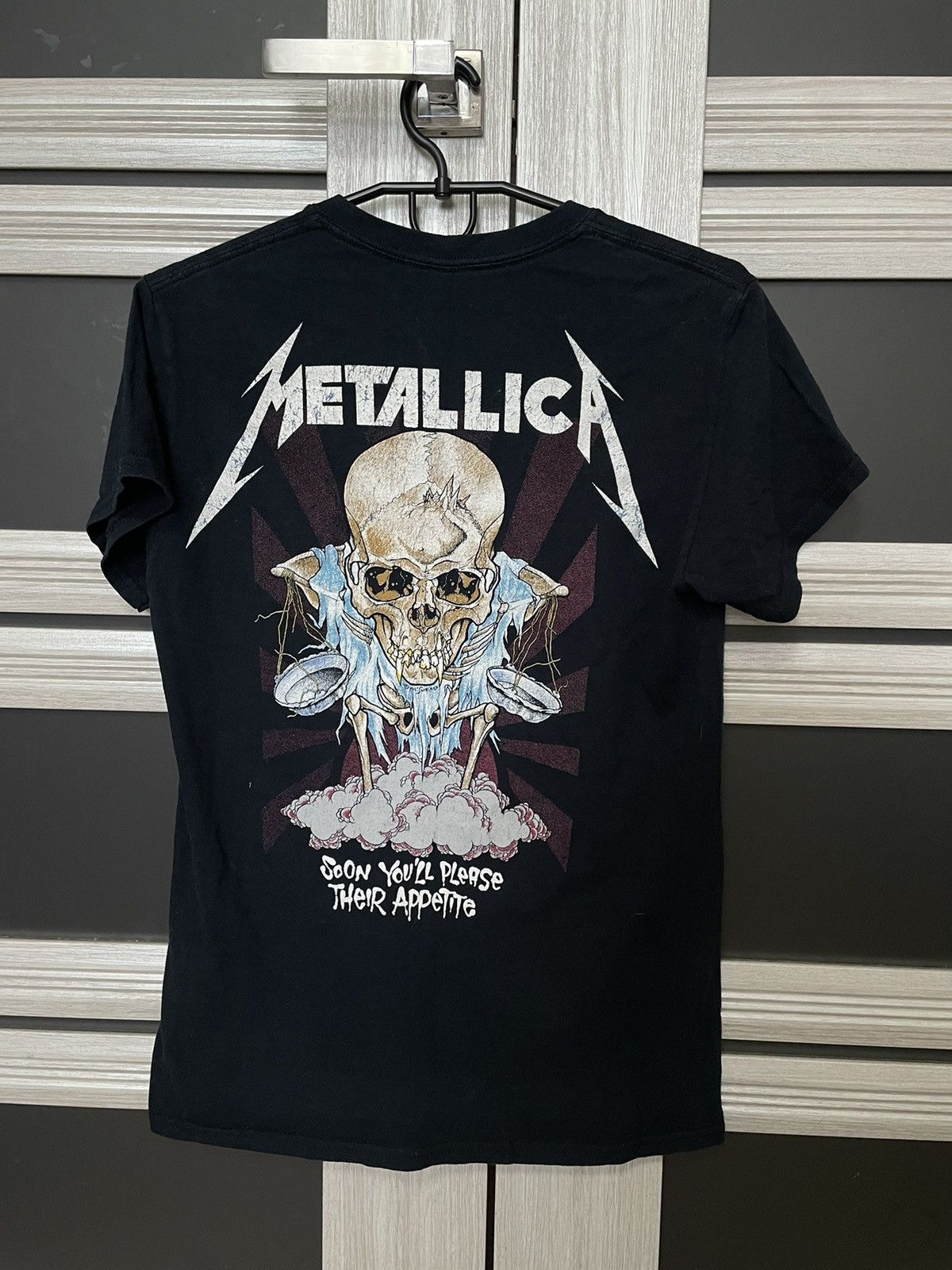 Band Tees Vintage Metallica Justice Tour Tee Band 90s Rock Black Size US S / EU 44-46 / 1 - 2 Thumbnail