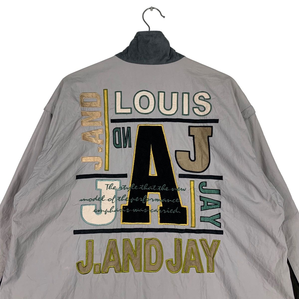 Japanese Brand J. AND JAY Wide Villege Big Logo Light Jacket #0896-C40 Size US L / EU 52-54 / 3 - 2 Thumbnail