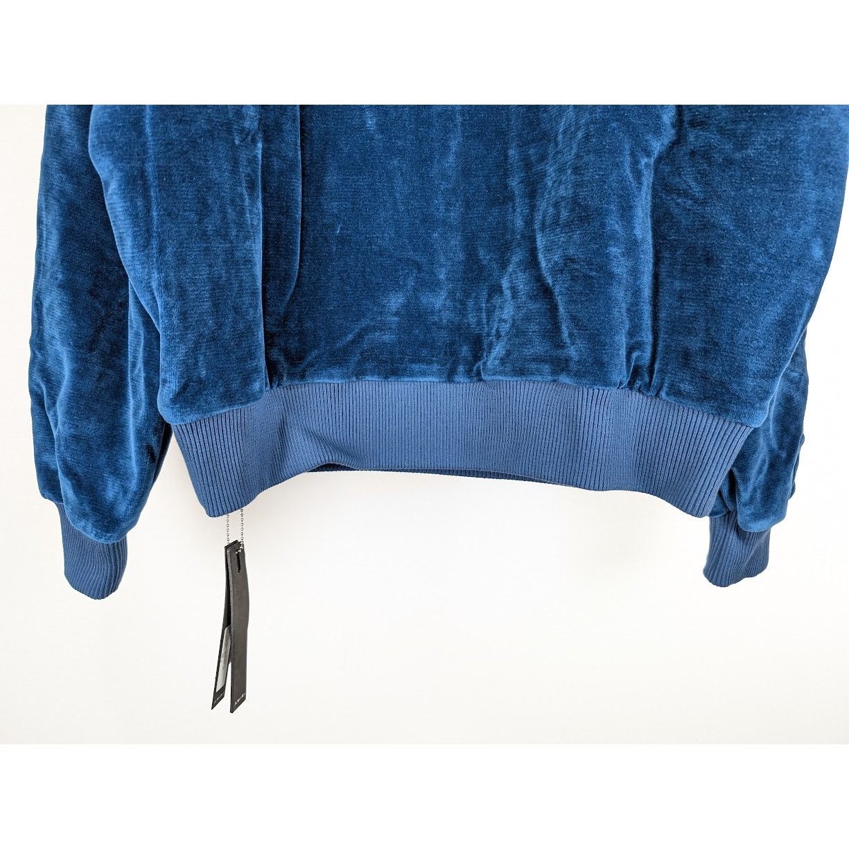 Amiri o1rshd1 Velour Hoodie in Blue Size US M / EU 48-50 / 2 - 15 Thumbnail