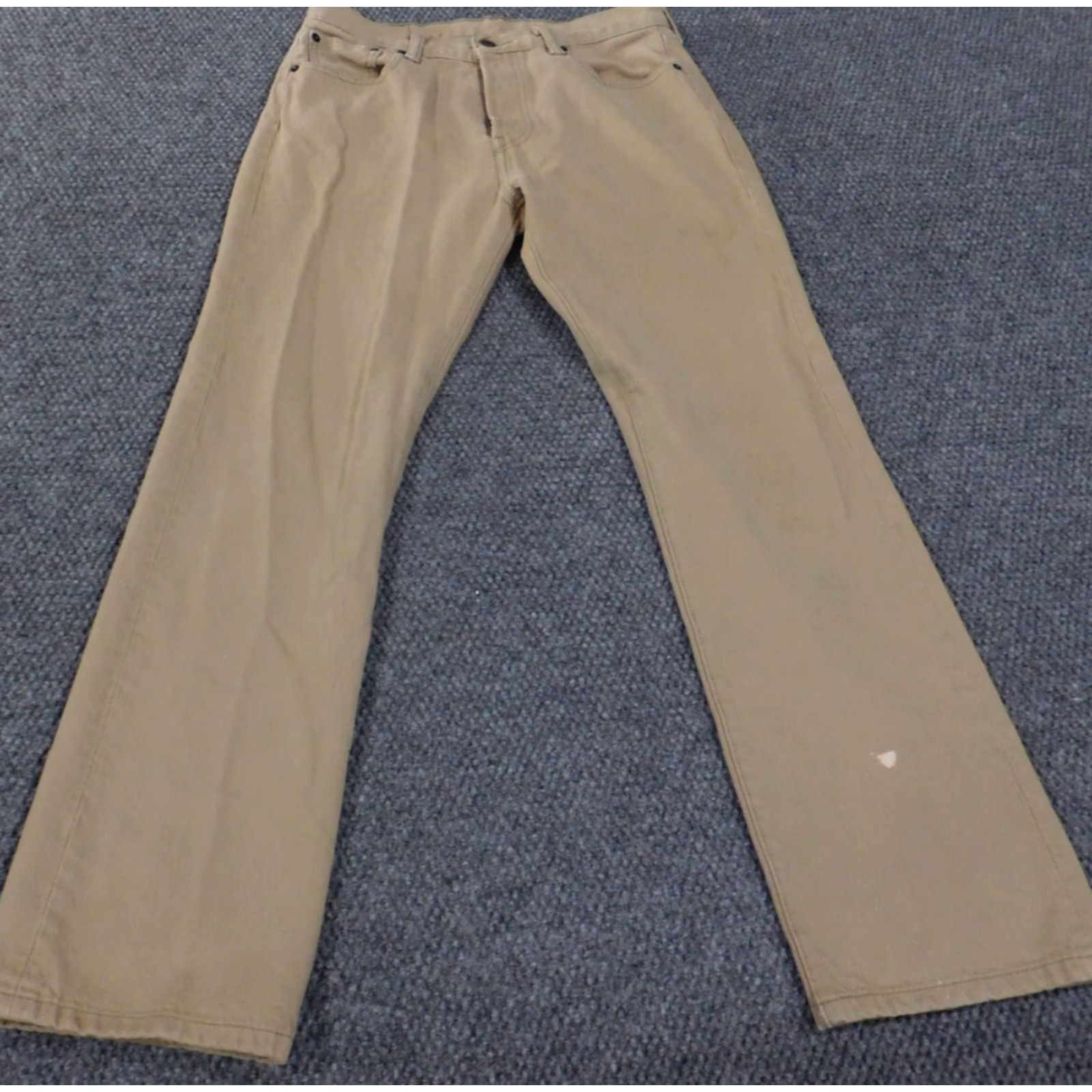 Levi's Levi's 501 Jeans Mens 30x30 Beige Straight Button Fly Denim Retro 90s Vintage Style Mens Size US 30 / EU 46 - 2 Thumbnail