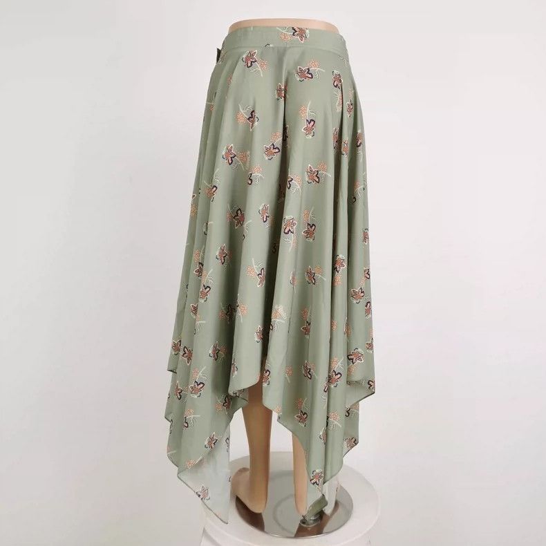 Loewe LOEWE Green printed skirt Size 26" / US 2 / IT 38 - 3 Thumbnail