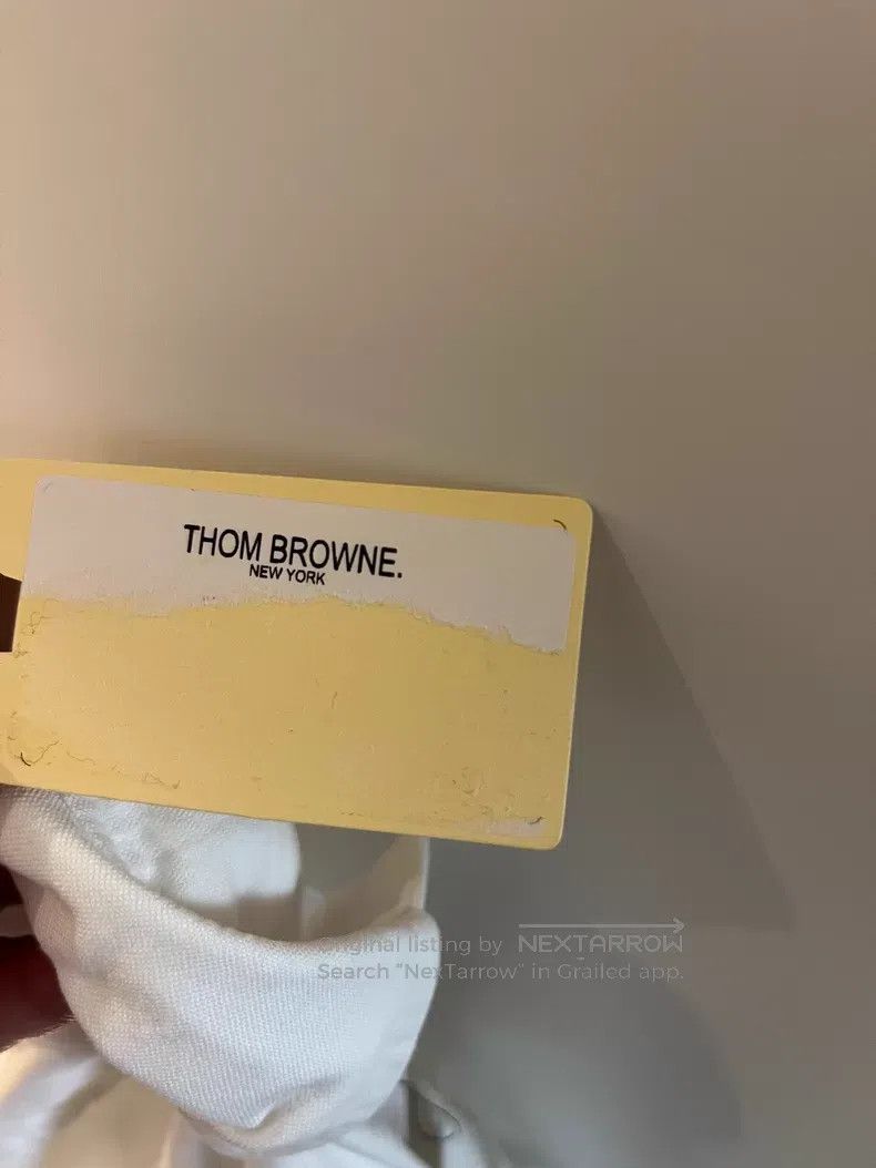 Thom Browne Thom Browne Oxford Long-Sleeve Point Collar White Shirt Size US S / EU 44-46 / 1 - 8 Thumbnail