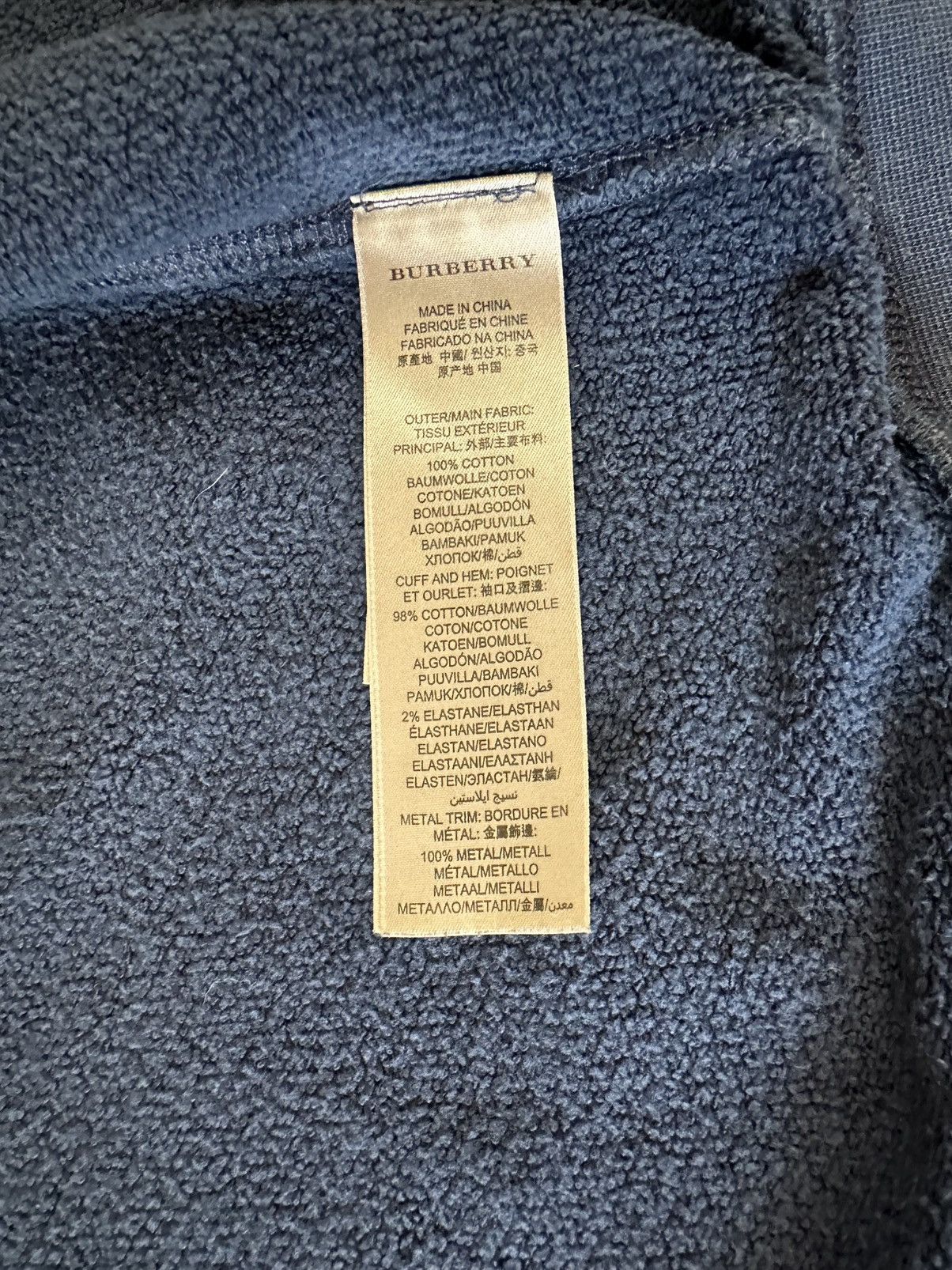 Burberry Burberry x custom hoodie size M Size US M / EU 48-50 / 2 - 11 Thumbnail