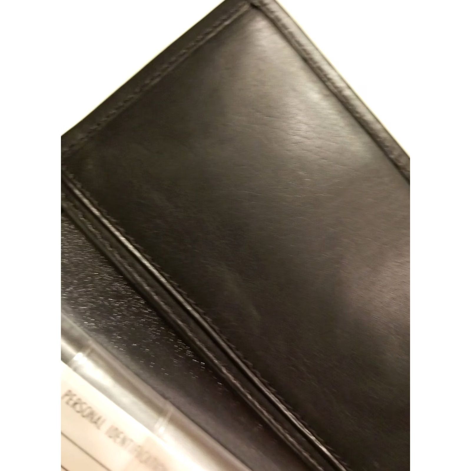 Yves Saint Laurent VINTAGE YSL Pocket Secretary Black Leather Unisex Nwt Size ONE SIZE - 7 Thumbnail