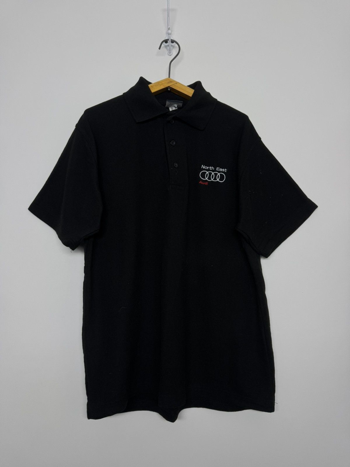 Audi Vintage Y2k Racing Polo Audi T-Shirt 00’s Size US M / EU 48-50 / 2 - 4 Thumbnail