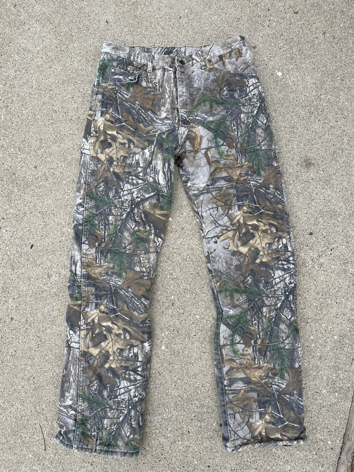 Realtree Vintage Wrangler Pro Gear Camo Denim Jeans Size US 34 / EU 50 - 1 Thumbnail