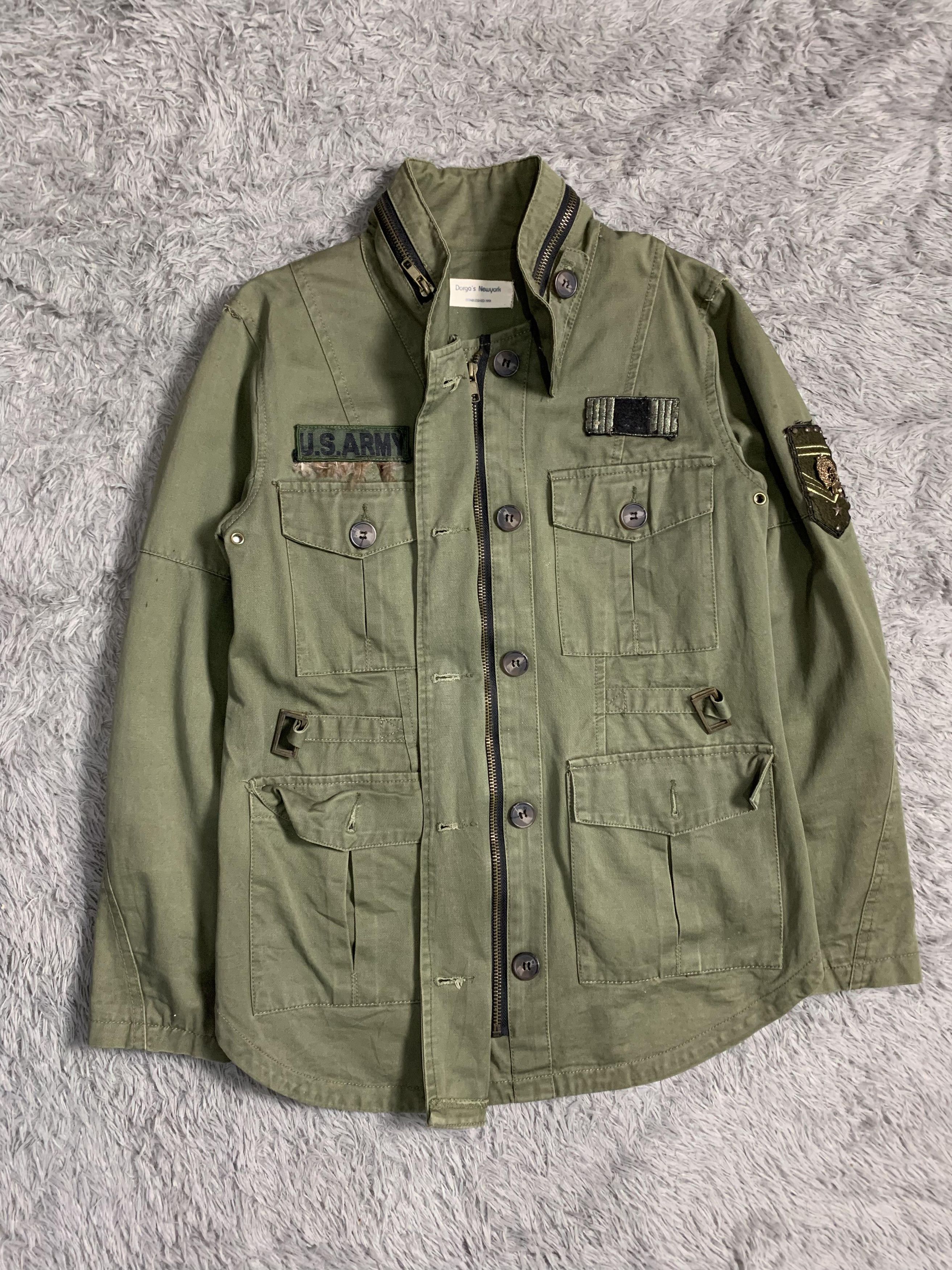 Japanese Brand Chaos Culture Military Shirt with Artwork inside Size S / US 4 / IT 40 - 1 Thumbnail