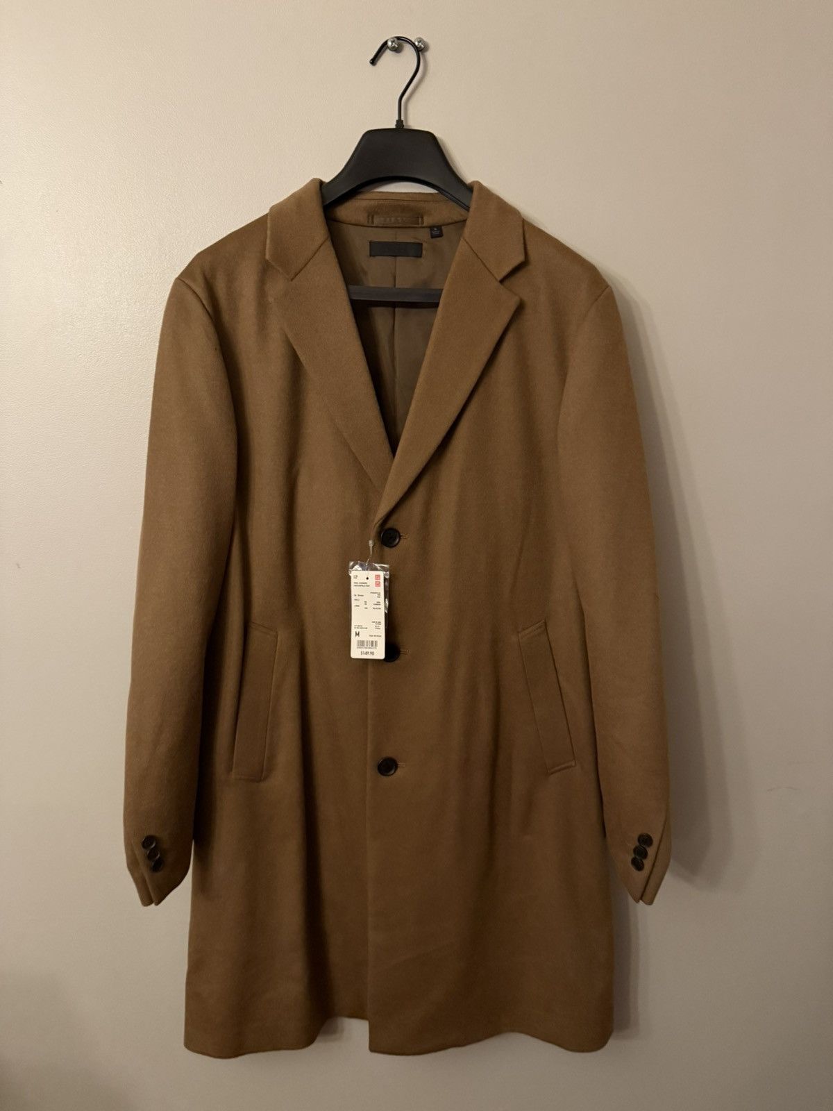 Uniqlo Uniqlo Wool Cashmere Chesterfield Coat Size US M / EU 48-50 / 2 - 1 Thumbnail