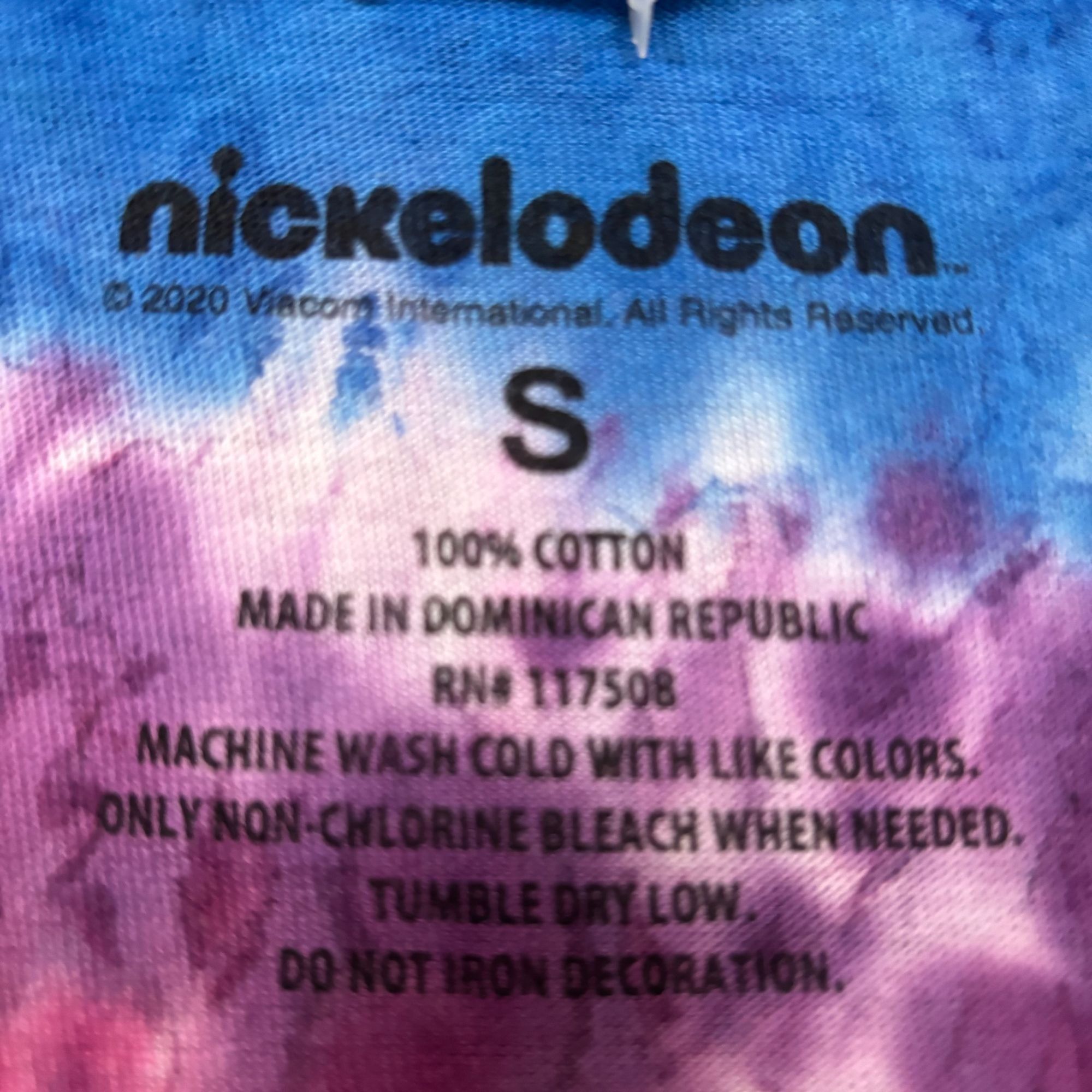 Nickelodeon Nickelodeon Classic Cartoon Titles Mix Tie Dye T-Shirt Small Size US S / EU 44-46 / 1 - 4 Thumbnail