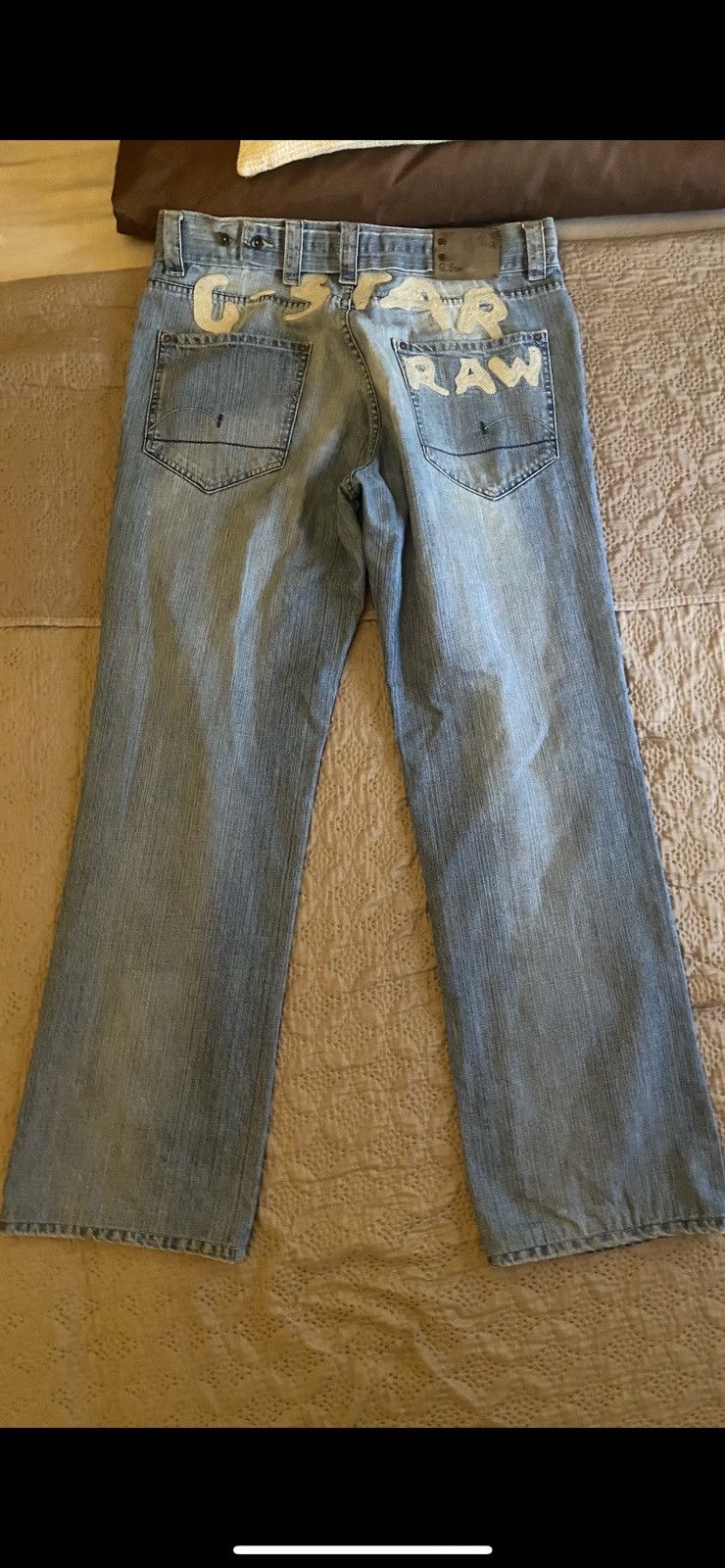 G-Star G Star vintage straight leg/bootcut jeans Size US 36 / EU 52 - 1 Thumbnail