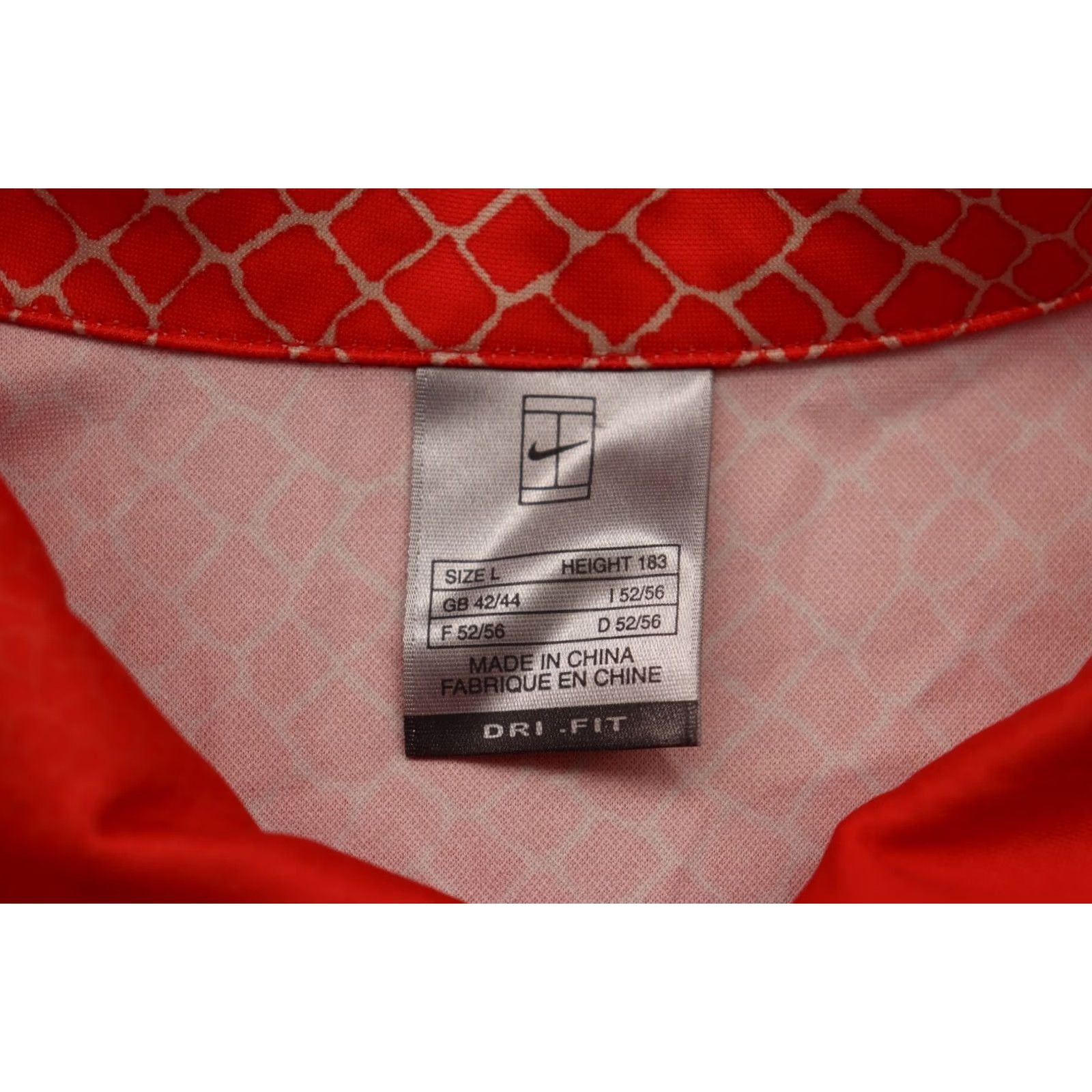 Nike VINTAGE Nike US OPEN SWISS TENNIS POLO SHIRT SNAKE SKIN RED L Size US L / EU 52-54 / 3 - 3 Thumbnail