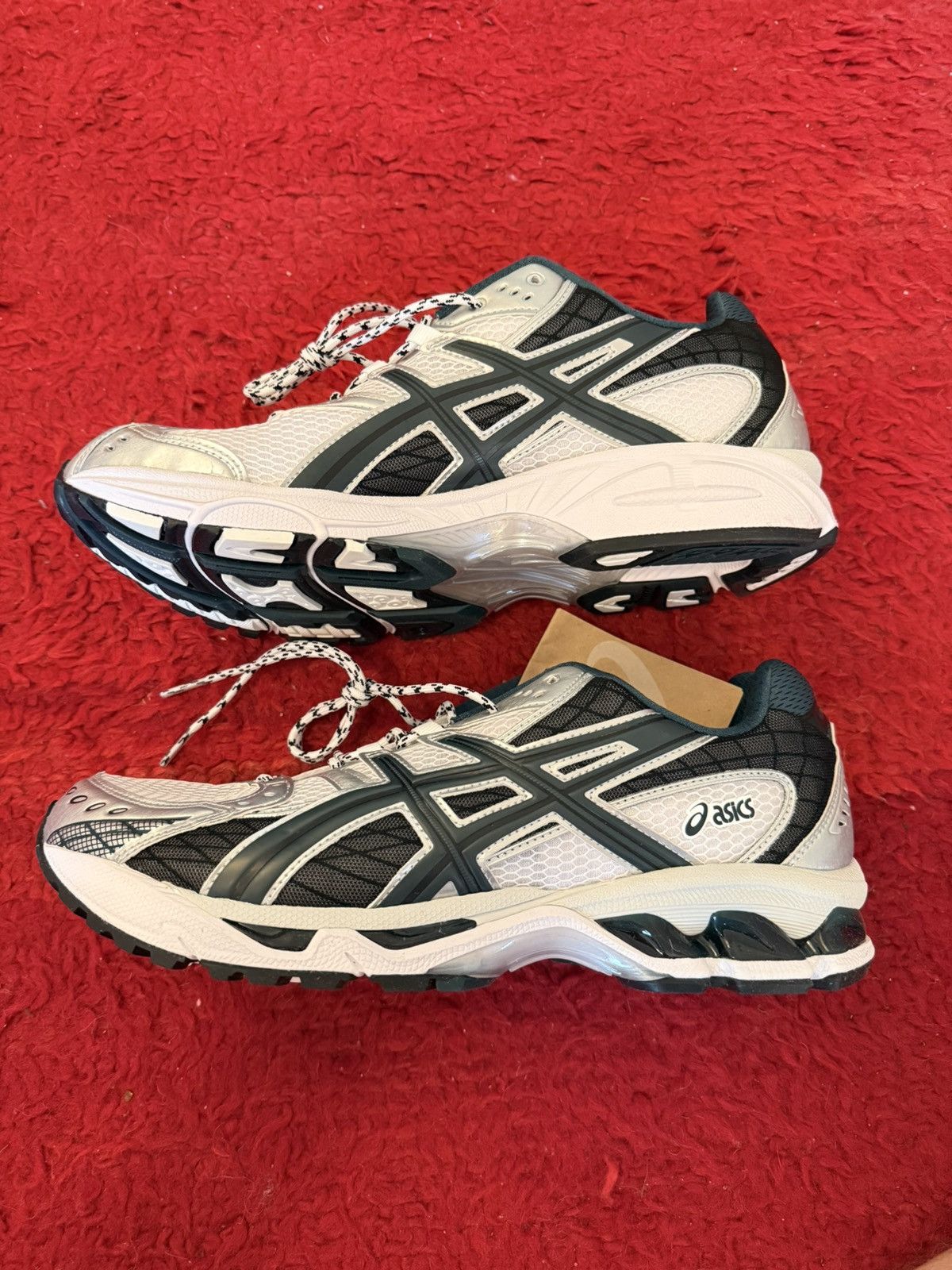 Asics ASICS gel nimbus 10.1 white Saxon green Size US 11.5 / EU 44-45 - 3 Thumbnail