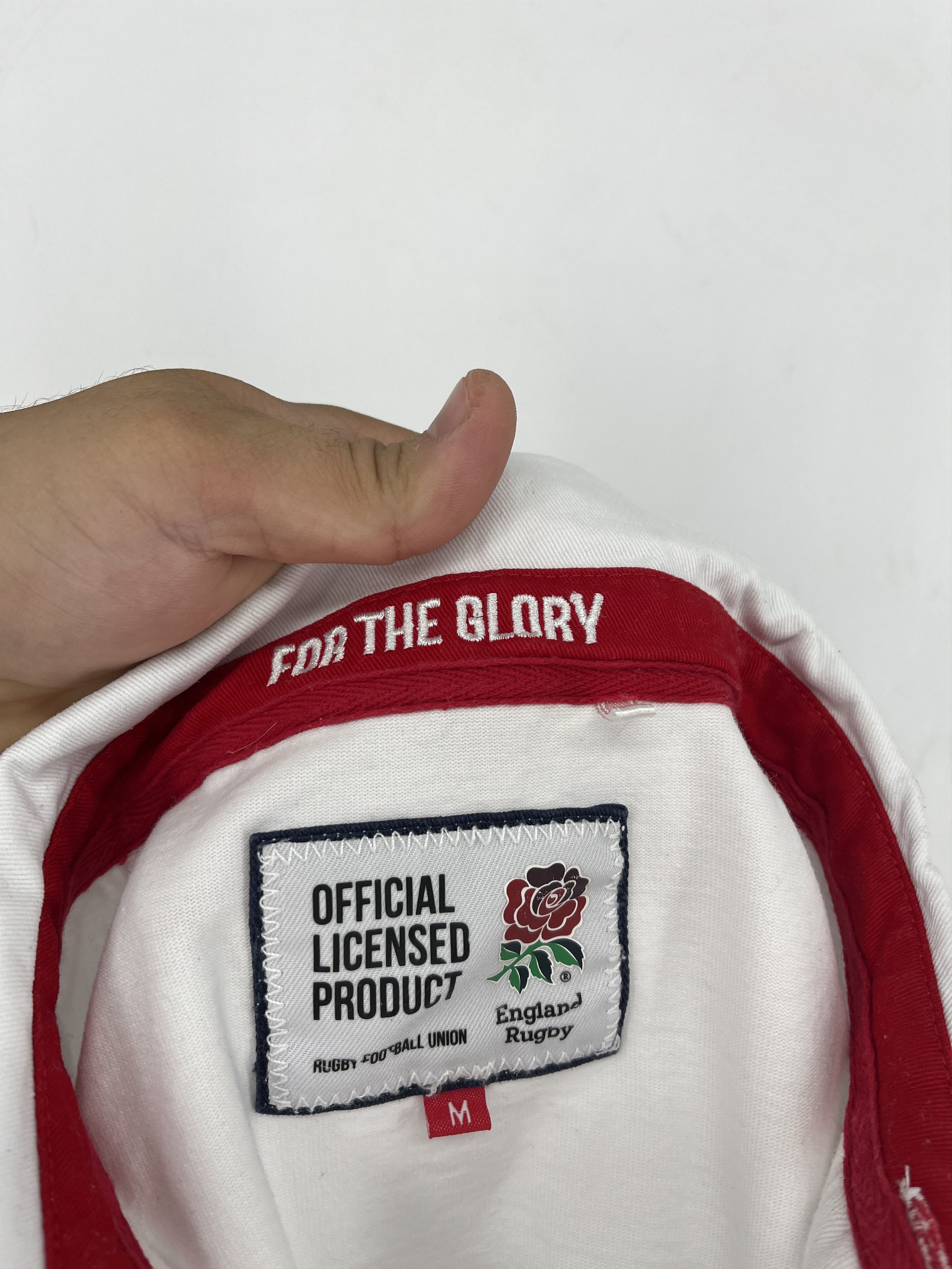 Sports Specialties RFU England Rugby Men's Jersey/ Polo Shirt Embroidered Badge Size US M / EU 48-50 / 2 - 10 Thumbnail
