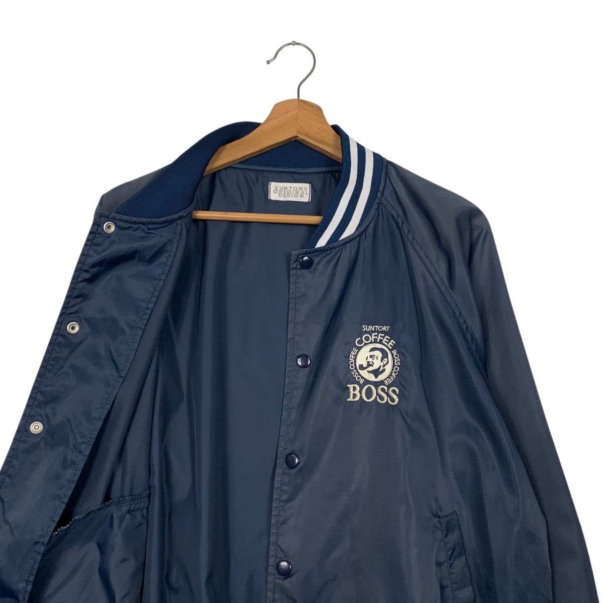 Japanese Brand SUNTORY COFFEE BOSS Coach Jacket #2649-C118 Size US L / EU 52-54 / 3 - 10 Thumbnail