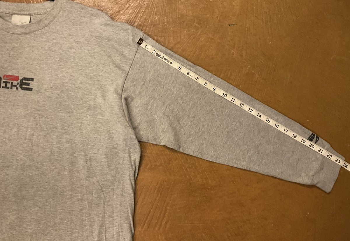 Nike VINTAGE NIKE GRAY LONG SLEEVESHIRT Size US XL / EU 56 / 4 - 5 Thumbnail