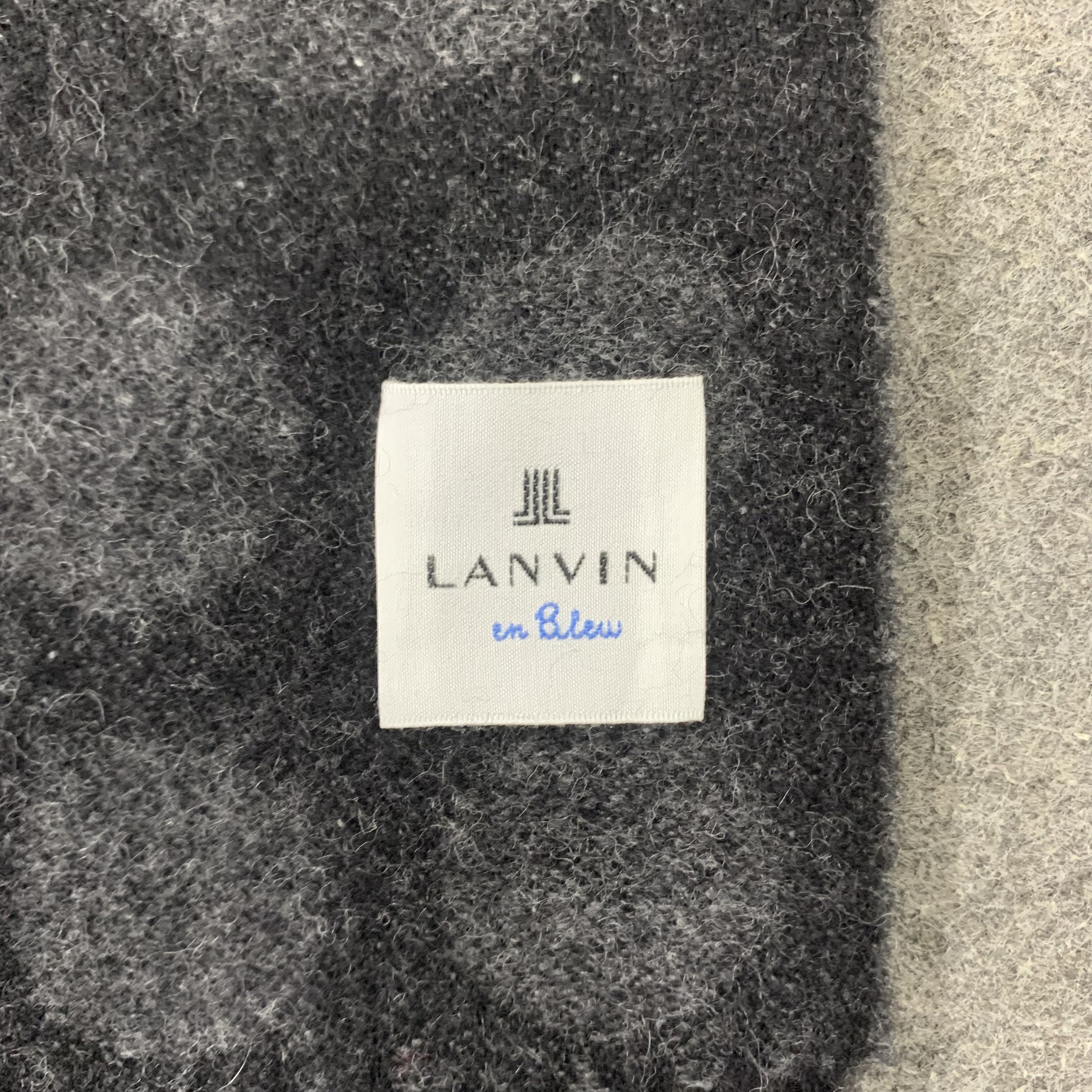 Lanvin Lanvin Scarf Cashmere Muffler Neck Wrap BL9323 Size ONE SIZE - 4 Thumbnail
