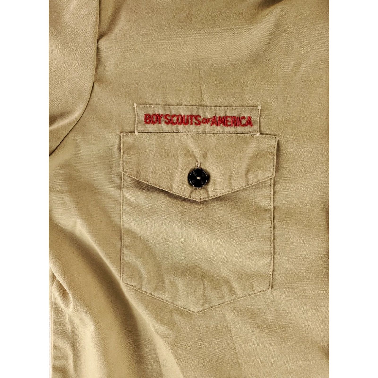 Vintage VINTAGE Boy Scouts of America Shirt Short Sleeve Mens M Tan 90s Button Made USA Mens Size US M / EU 48-50 / 2 - 2 Thumbnail