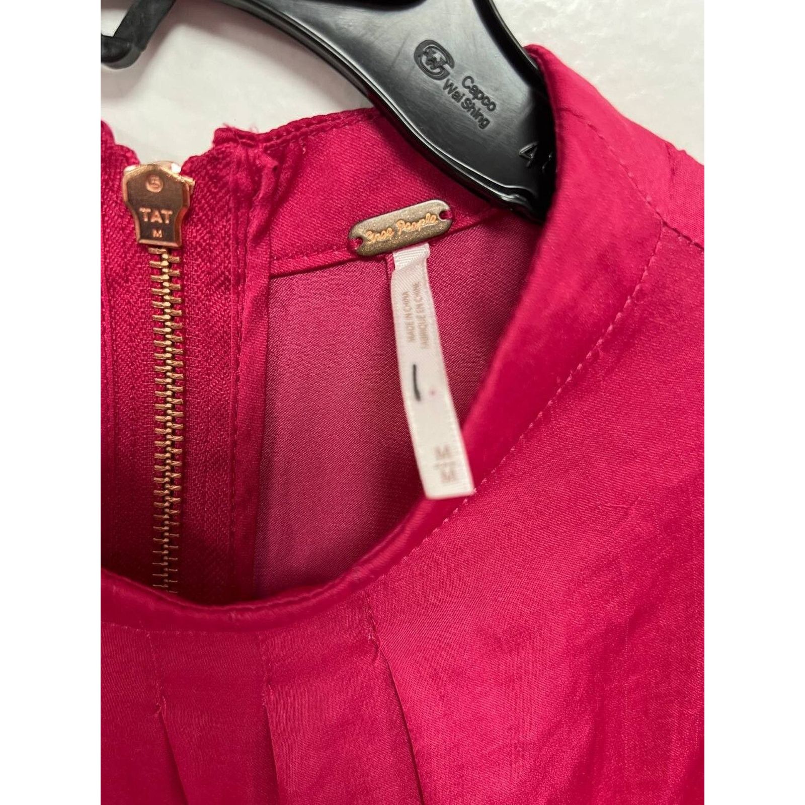 Free People Free People New Midi Maxi Tunic Dress Red M A000404 Size M / US 6-8 / IT 42-44 - 8 Thumbnail