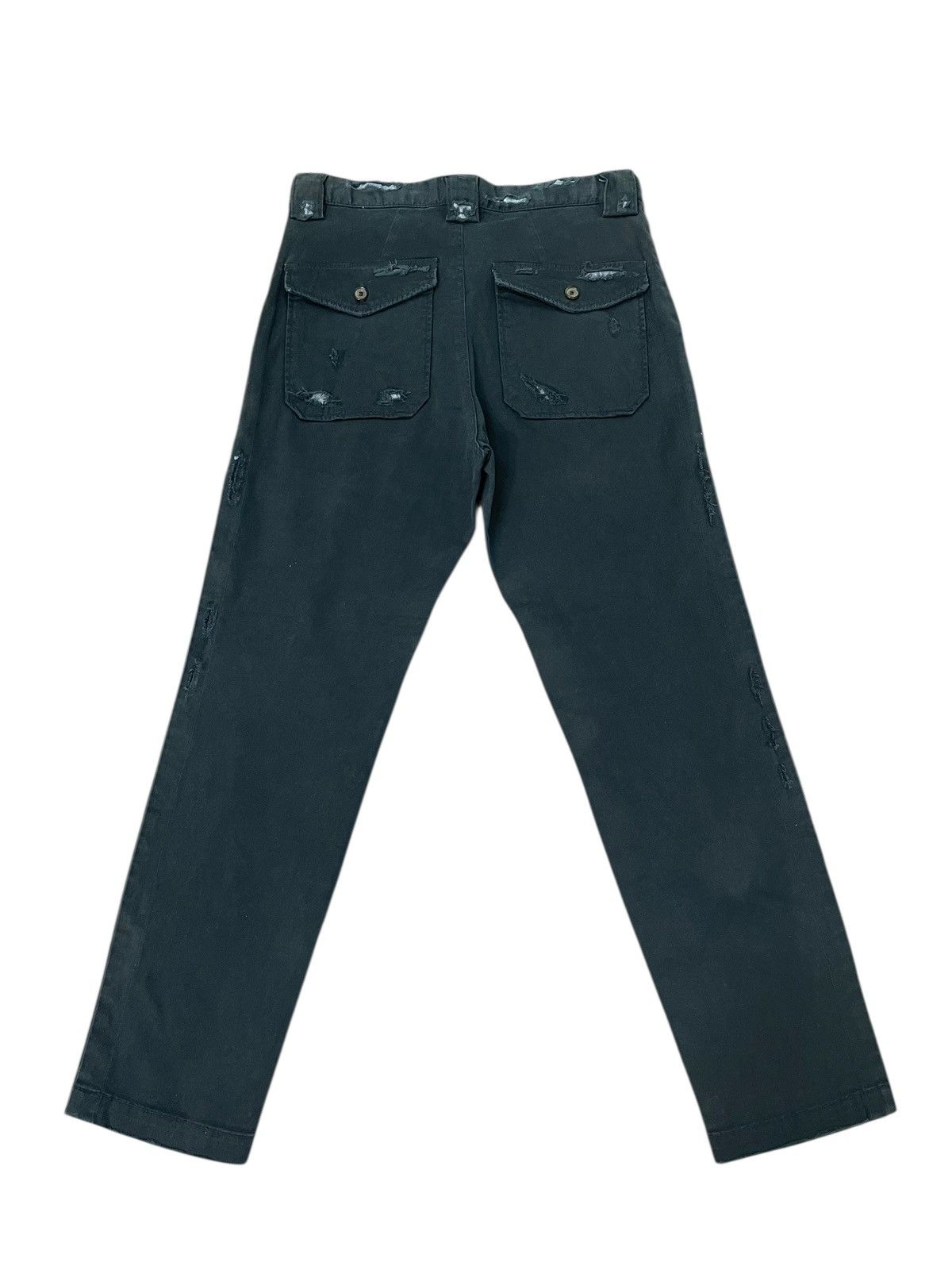 Maison MIHARA YASUHIRO New Fatique Pant Miharayasuhiro Distressed Stretch 1🟦2 j Size US 31 - 11 Thumbnail