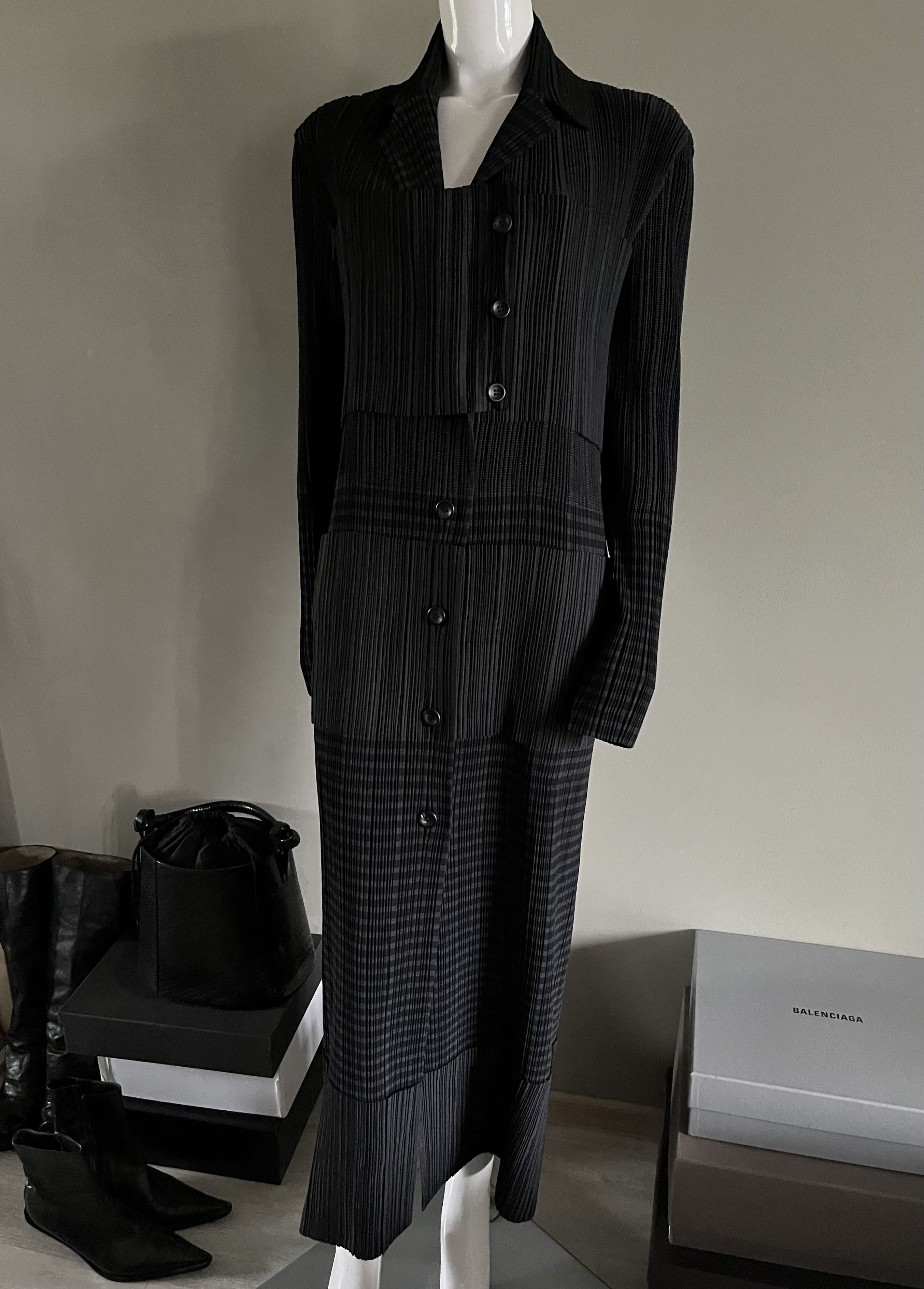 Issey Miyake Issey Miyake Coat Rare Mainline Size L / US 10 / IT 46 - 6 Thumbnail