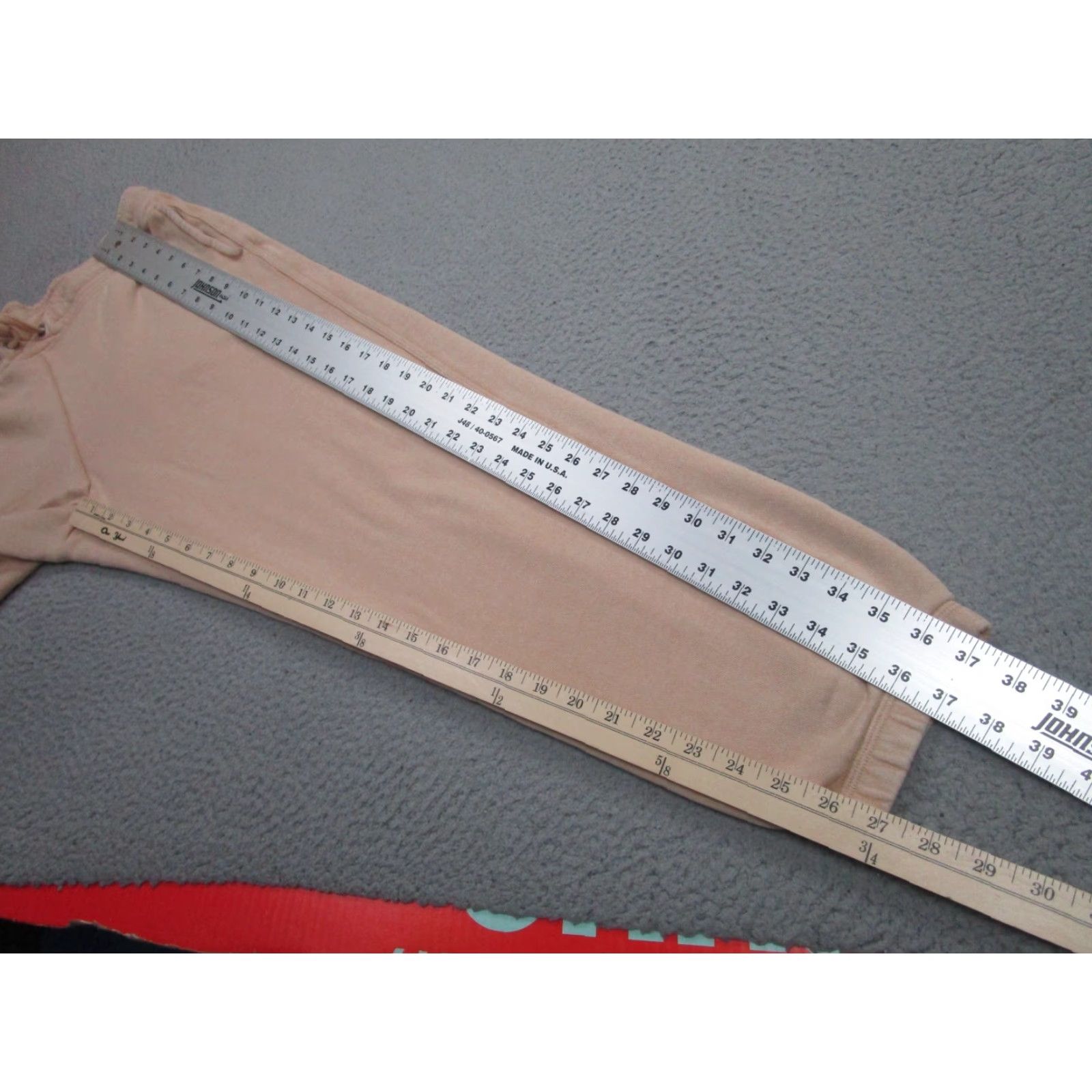 Vintage Aerie Sweatpants Womens L Beige Terry Fleece Jogger Pants Drawstring Elastic Waist Pockets Zipperless? (Wait) Size 36" / US 14 / IT 50 - 3 Thumbnail